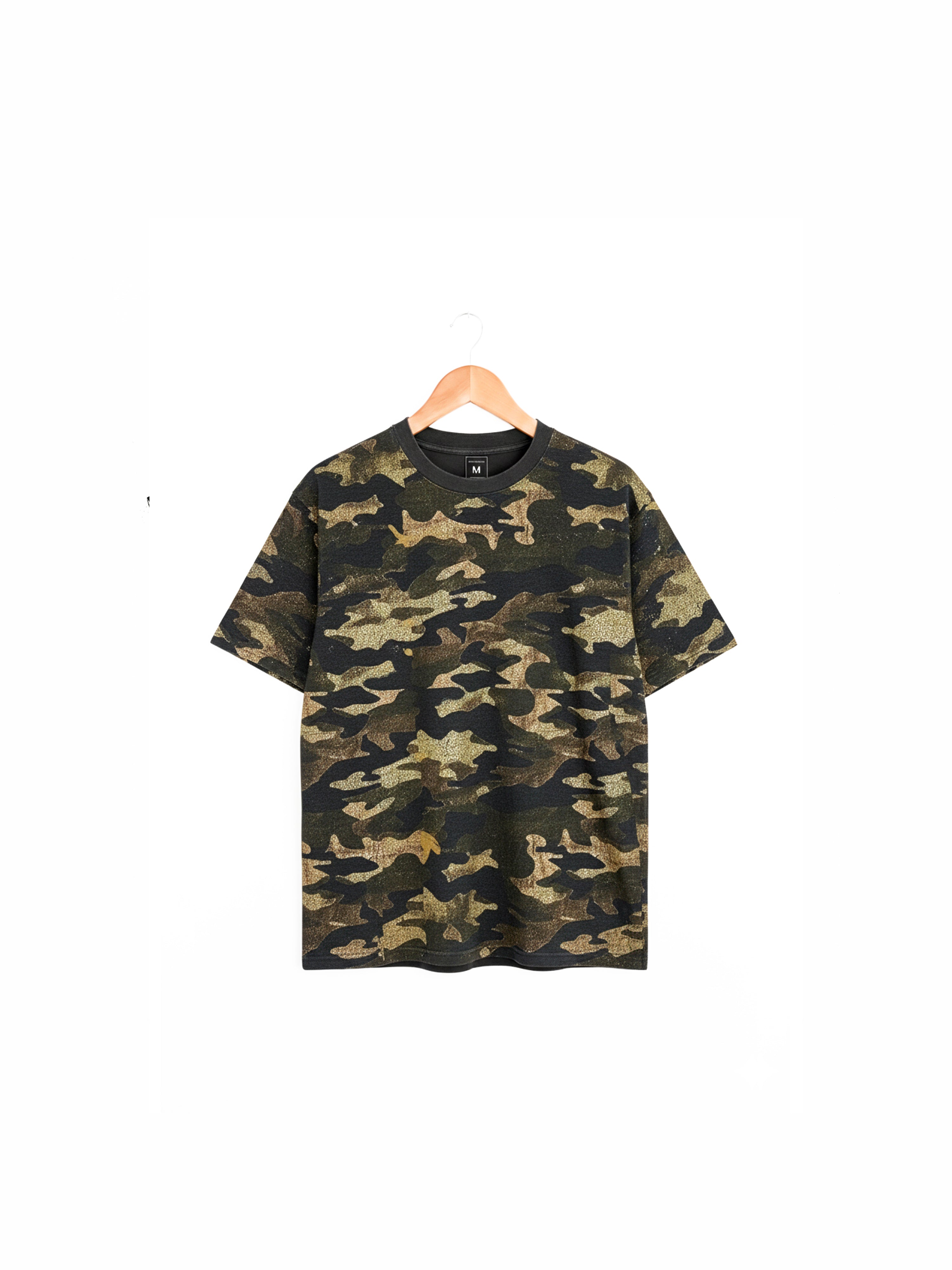 Pigment Layered Camouflage T-Shirt