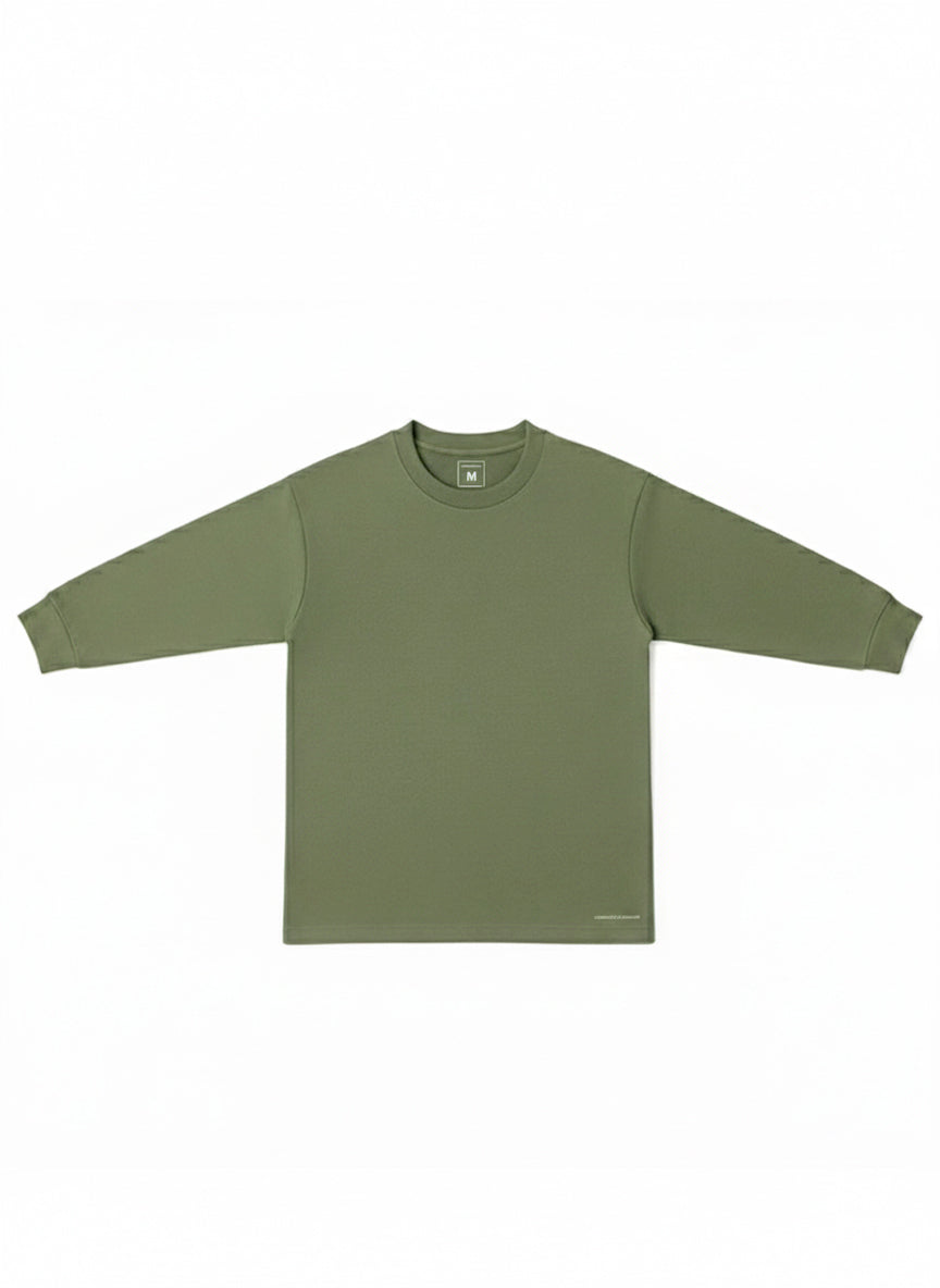 Pigment-Dyed Olive Green
