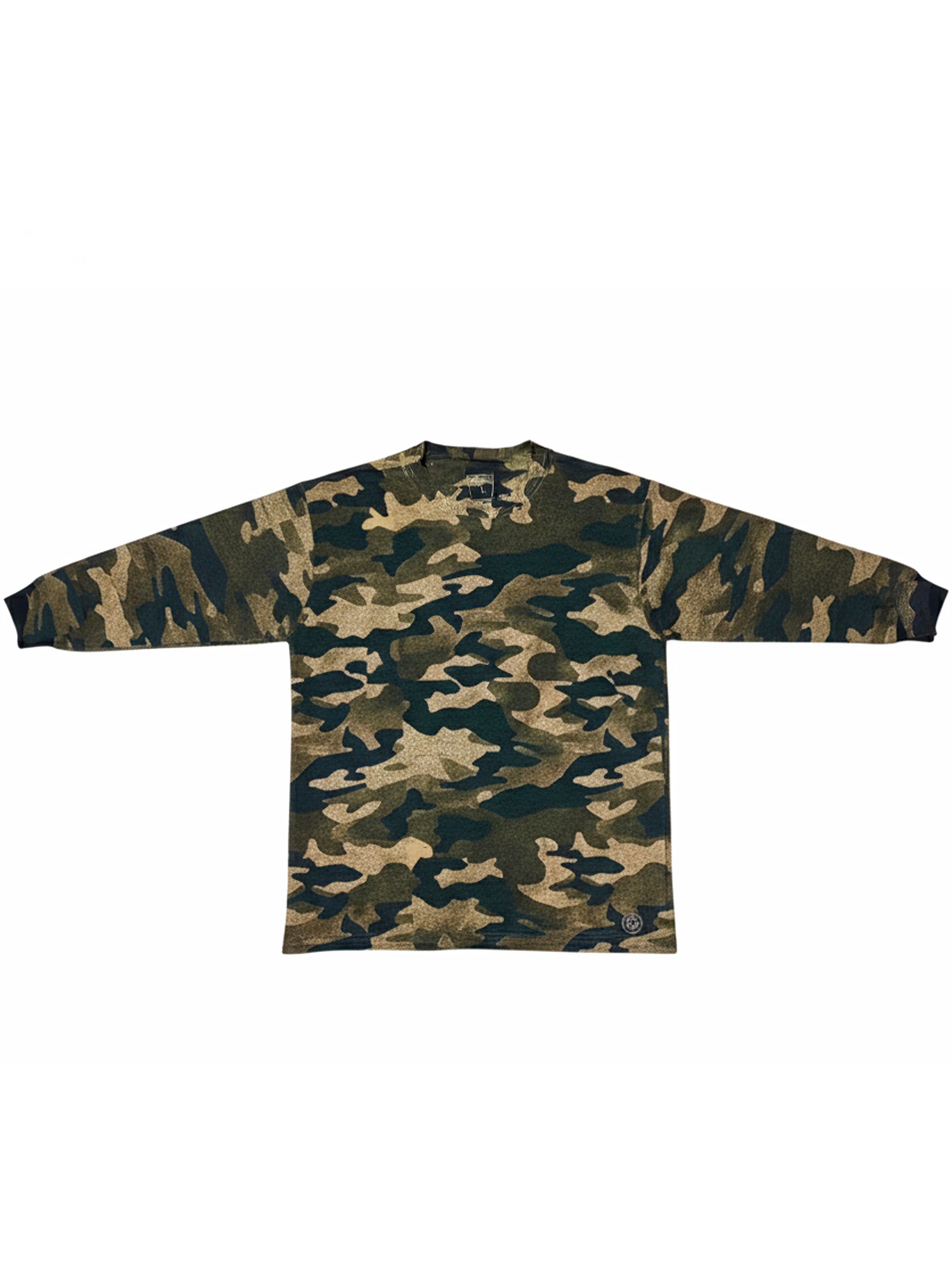 Pigment Layered Camouflage Long Sleeve