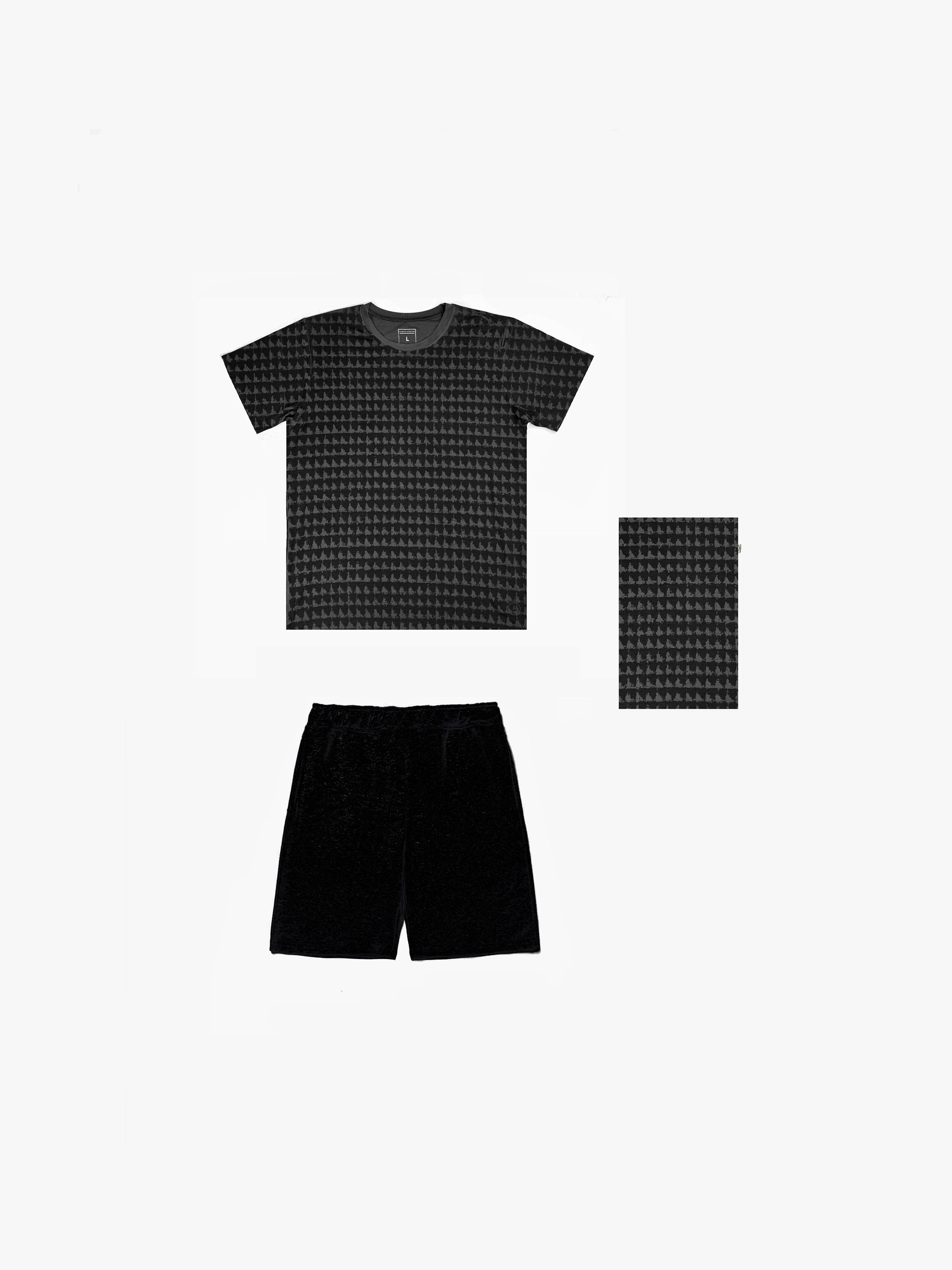 DISTRESSED HOUNDSTOOTH KIT THREE PACK
