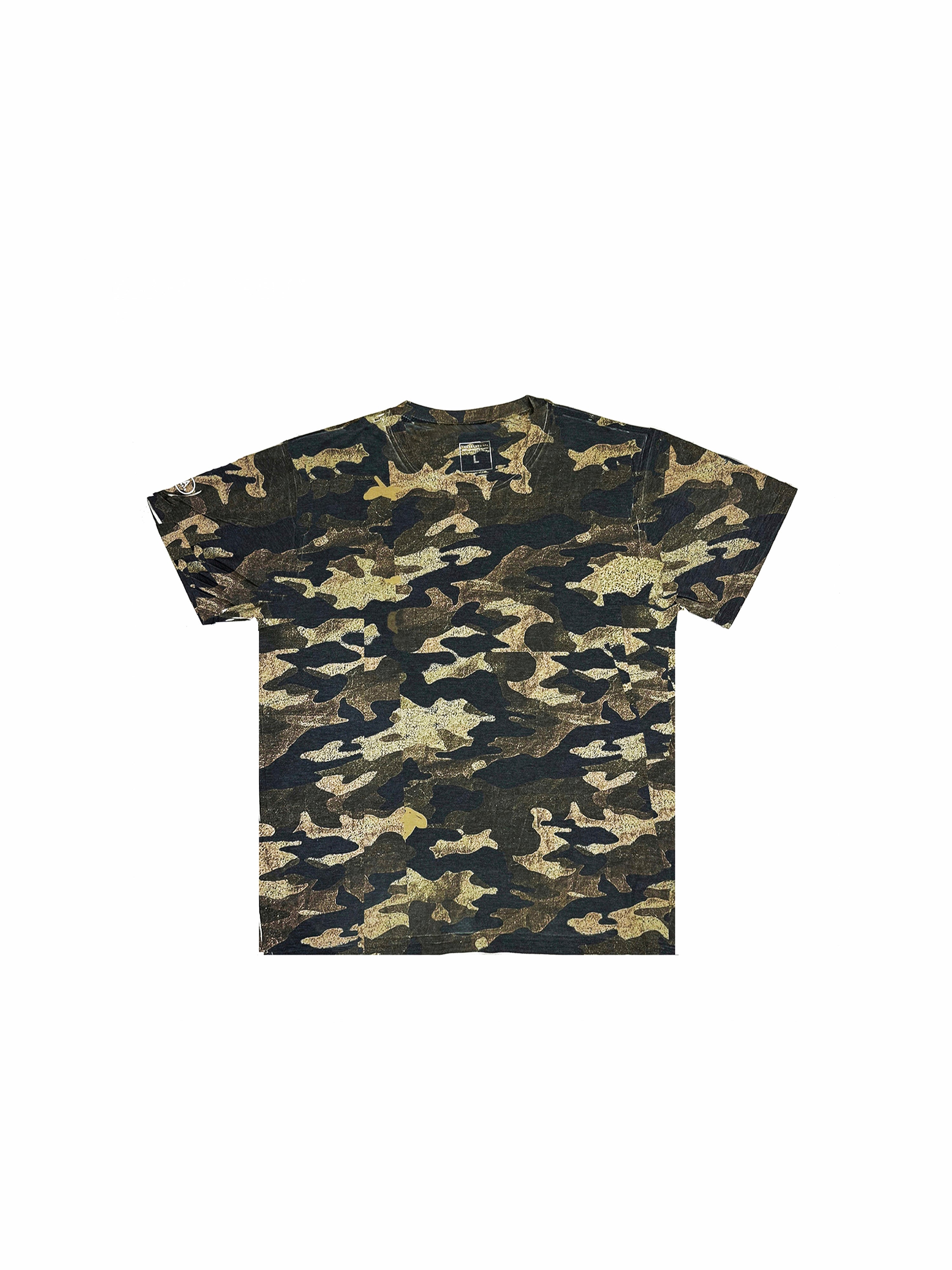 Pigment Layered Camouflage T-Shirt