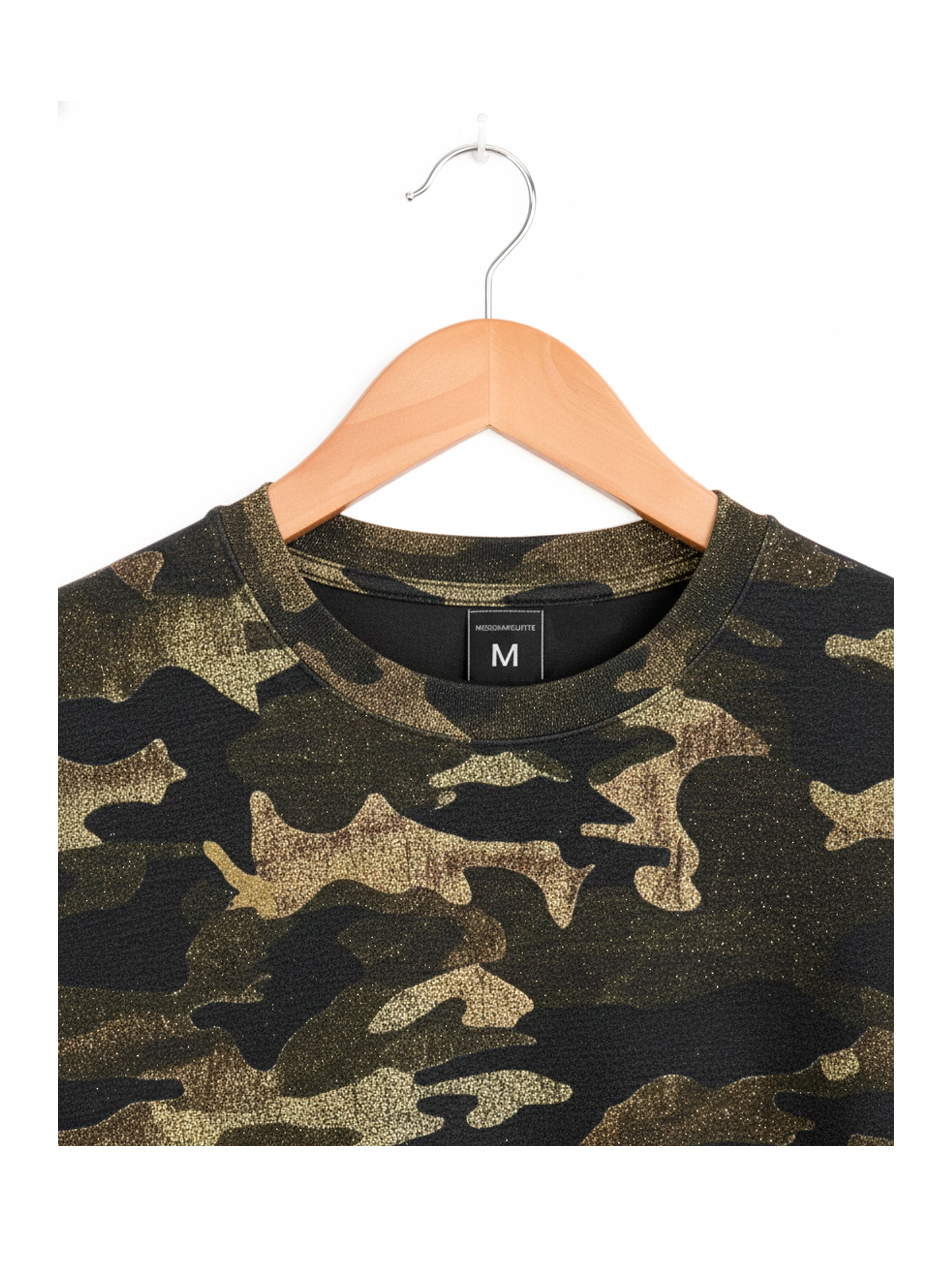 Pigment Layered Camouflage T-Shirt