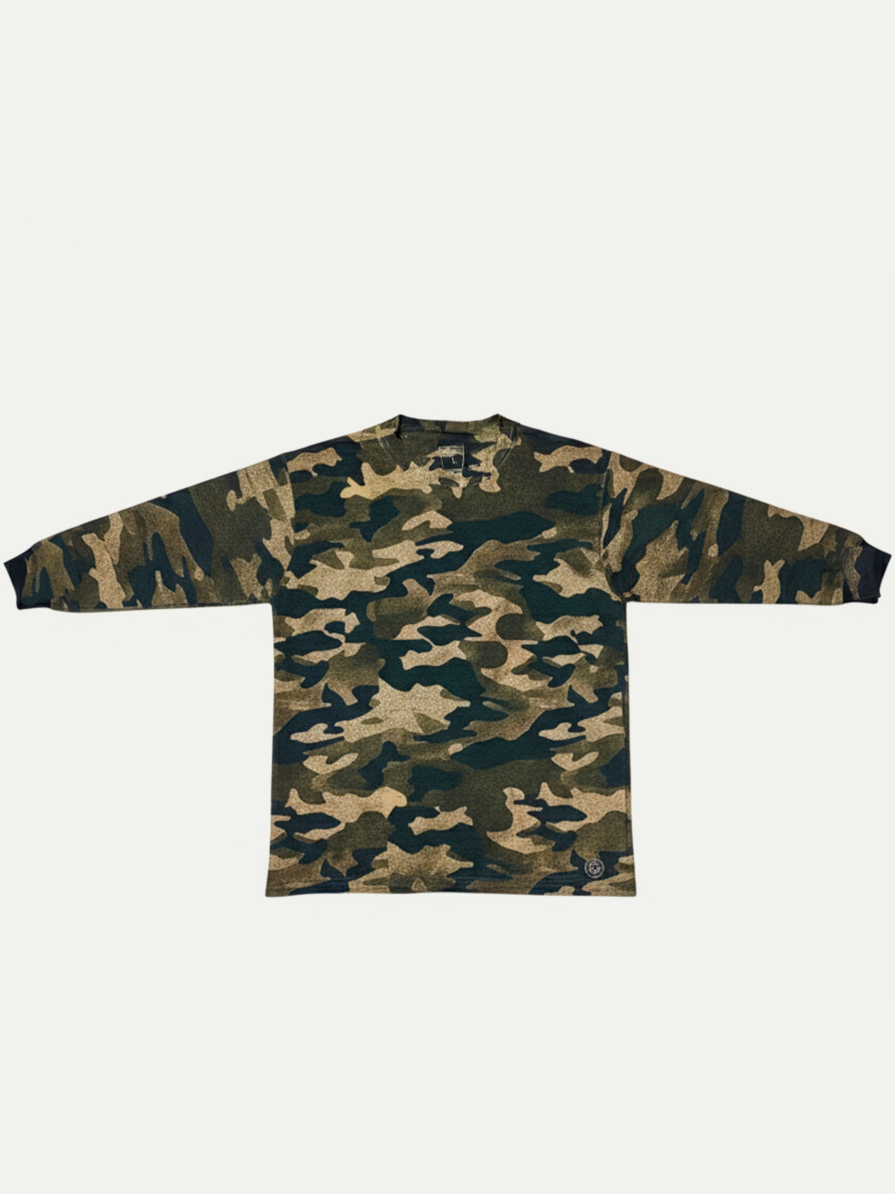 Pigment Layered Camouflage Long Sleeve