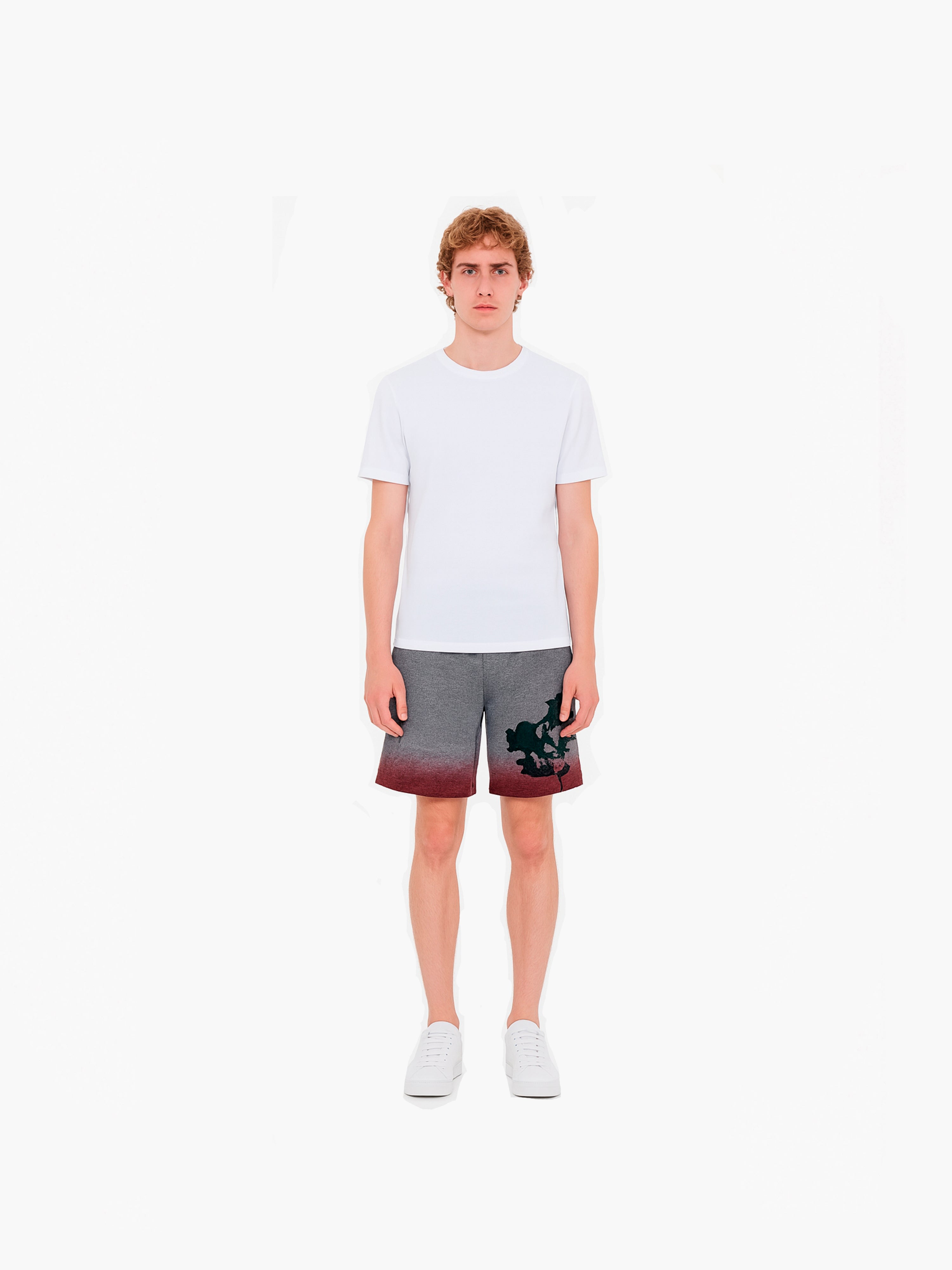Flower Motif Performance Shorts
