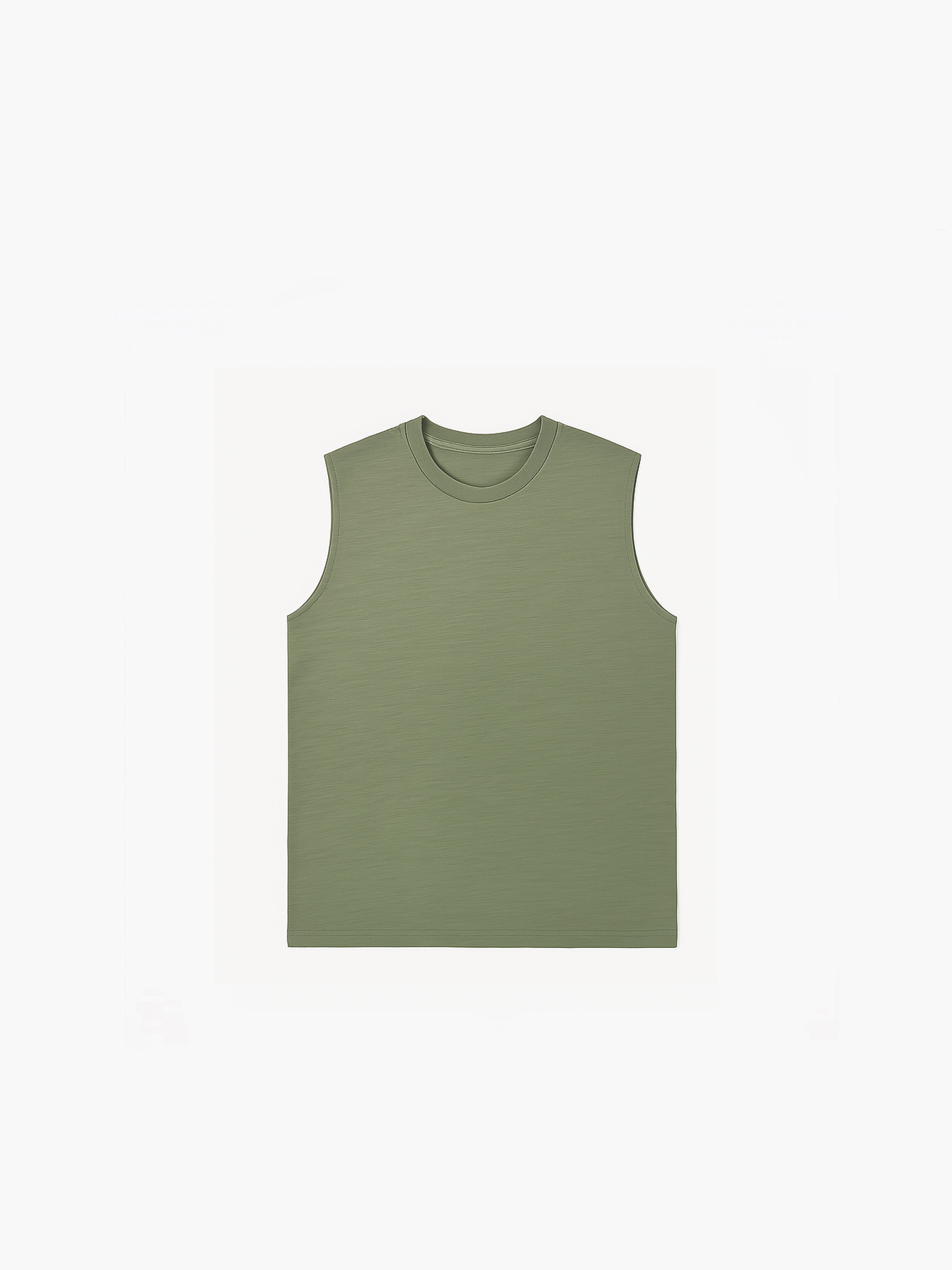 Pigment-Dyed Olive Green