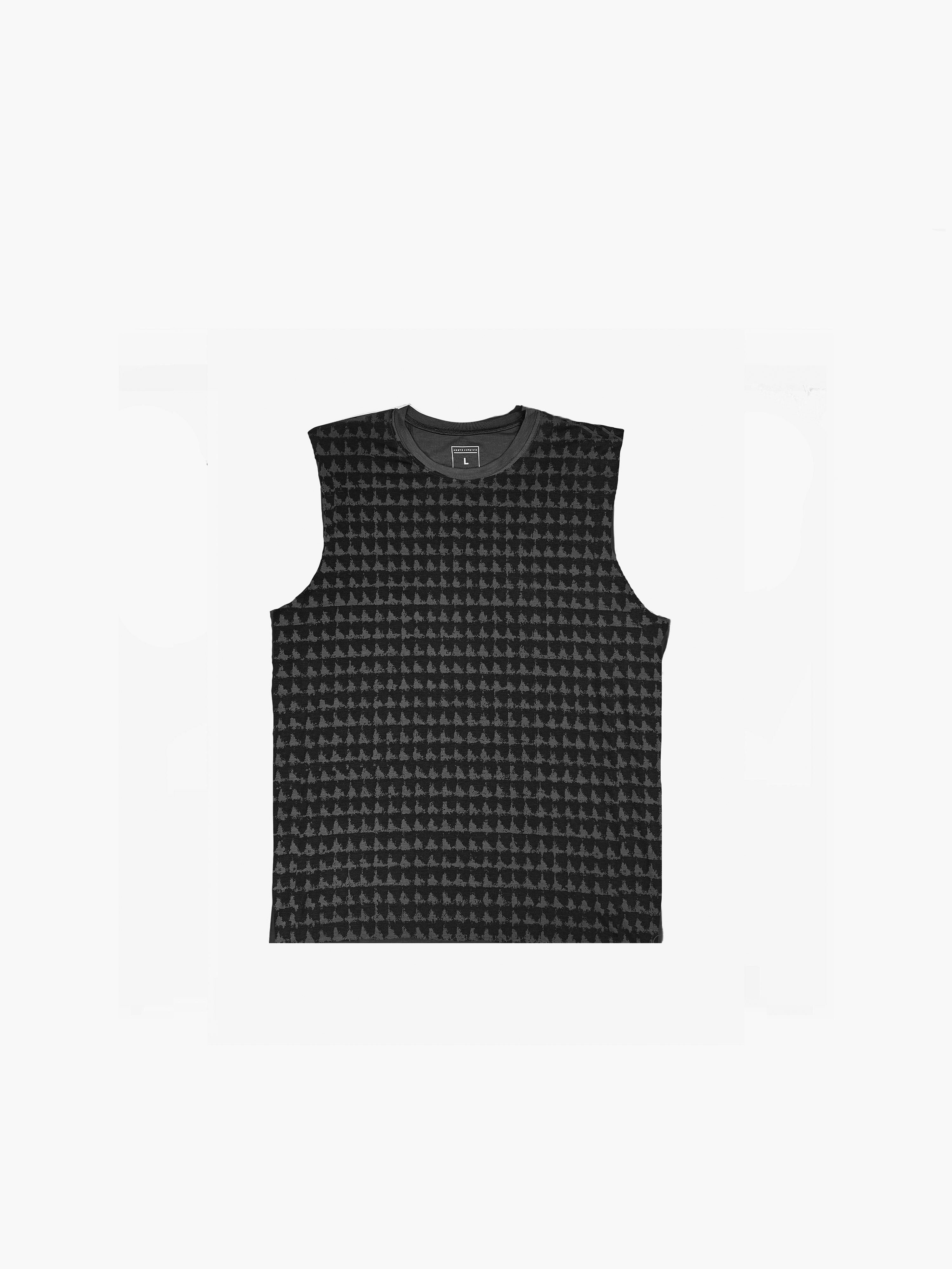 HOUNDSTOOTH SLEEVELESS