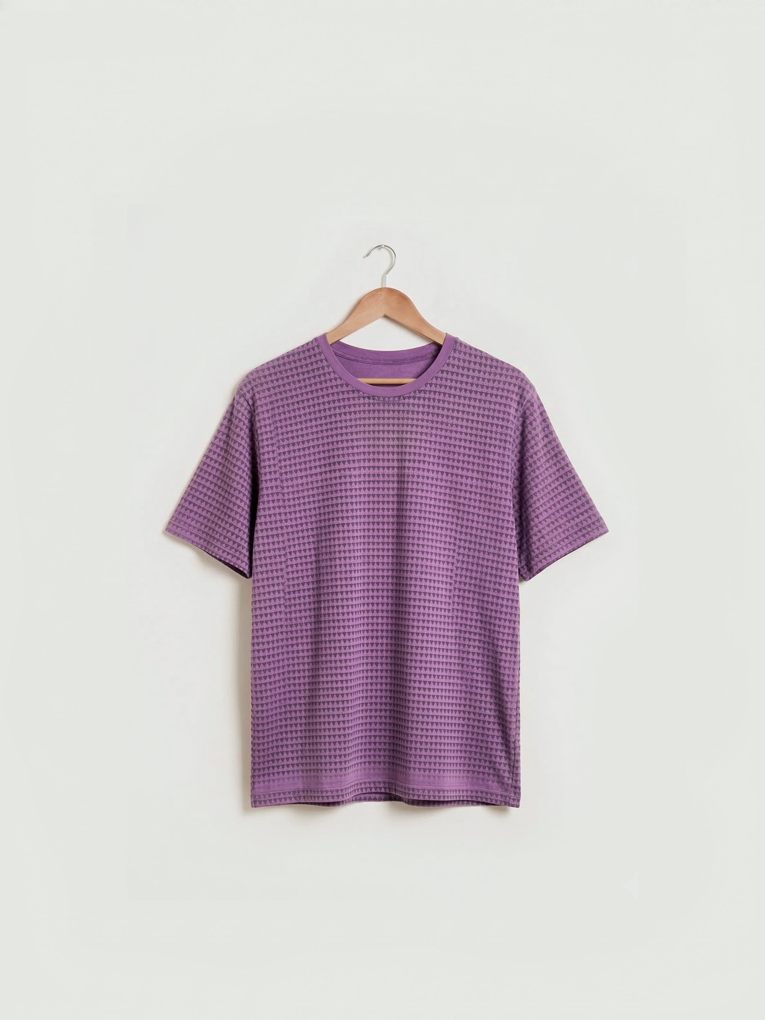 Distressed Houndstooth — Light Purple