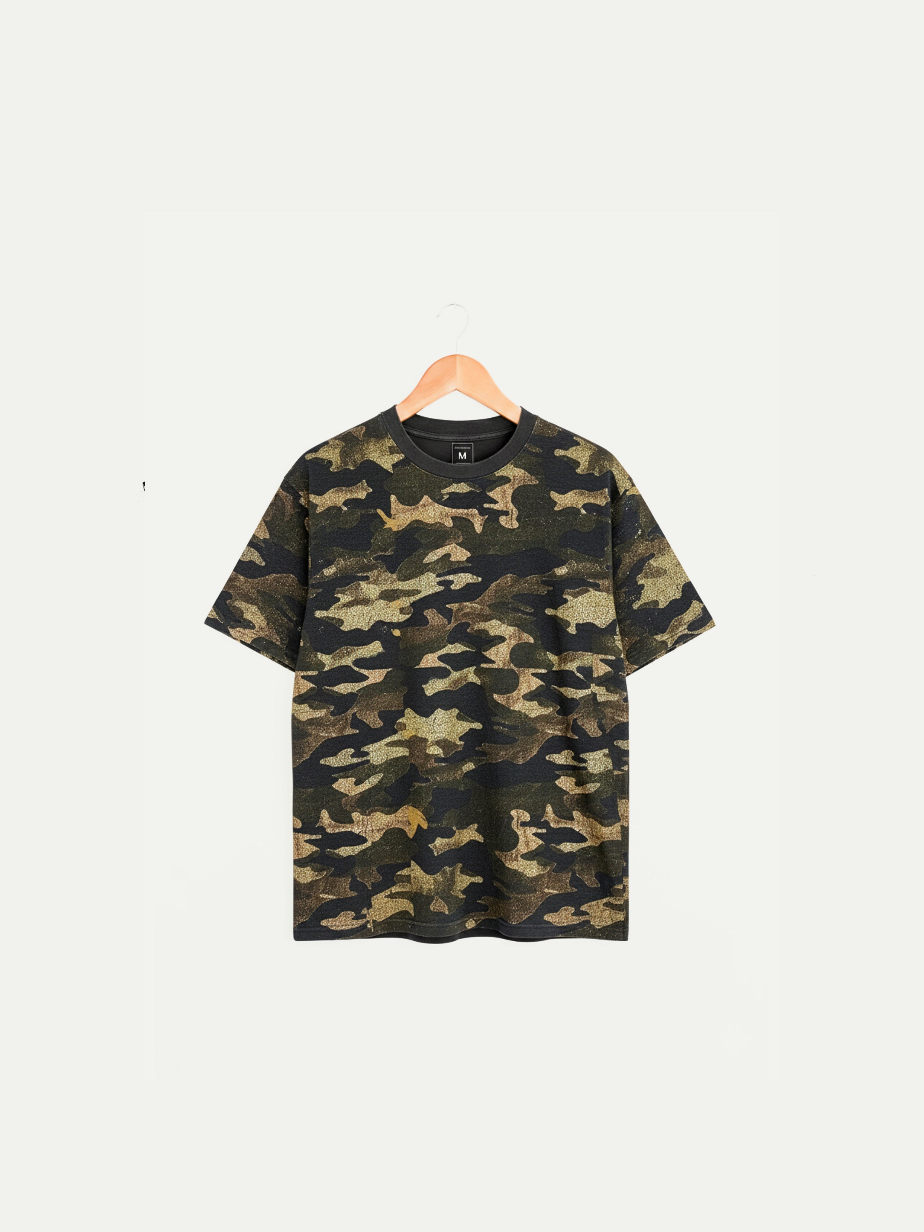 Pigment Layered Camouflage T-Shirt