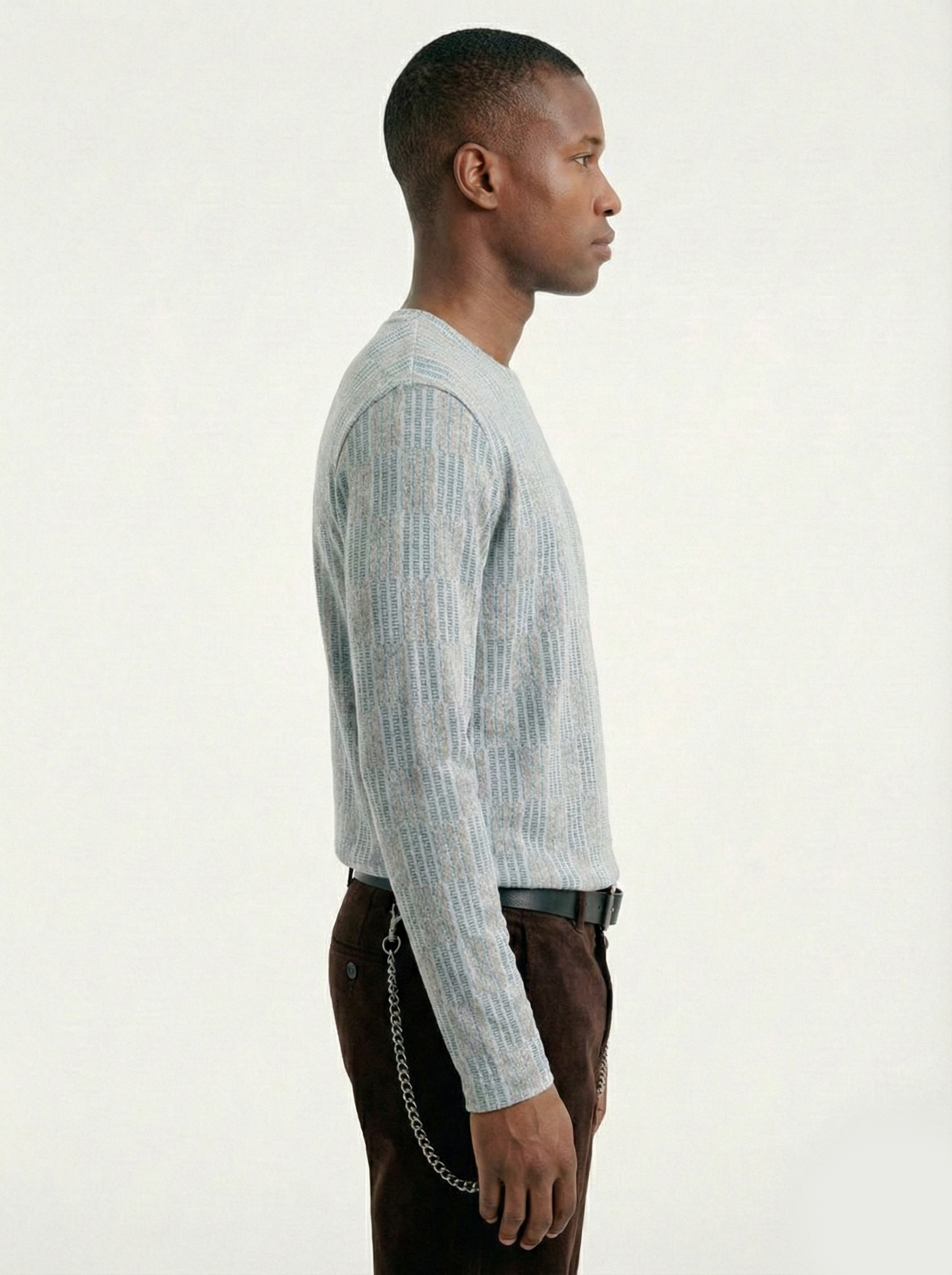 Geometric Motif Long Sleeve