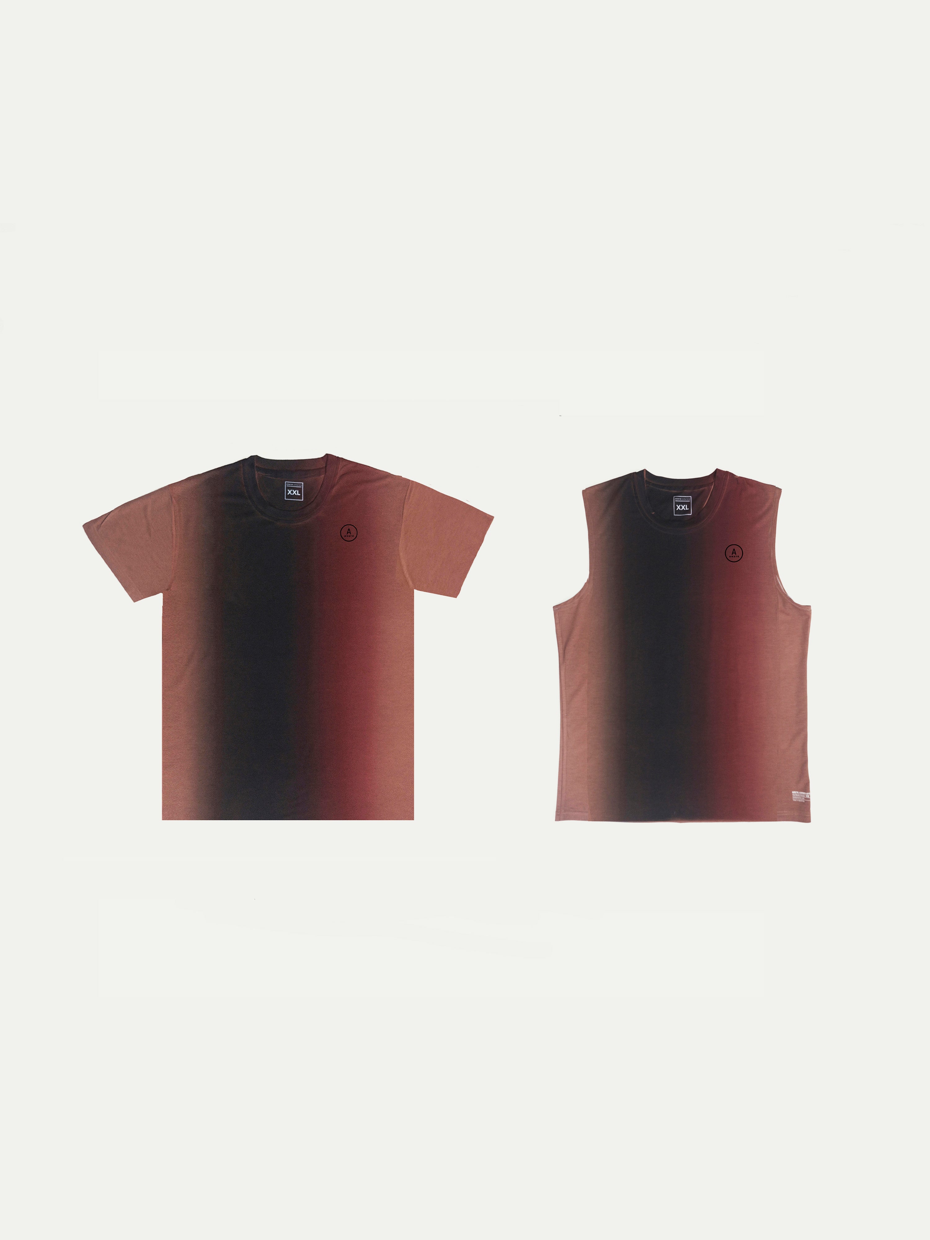 Vertical Gradient Brown Sleeveless