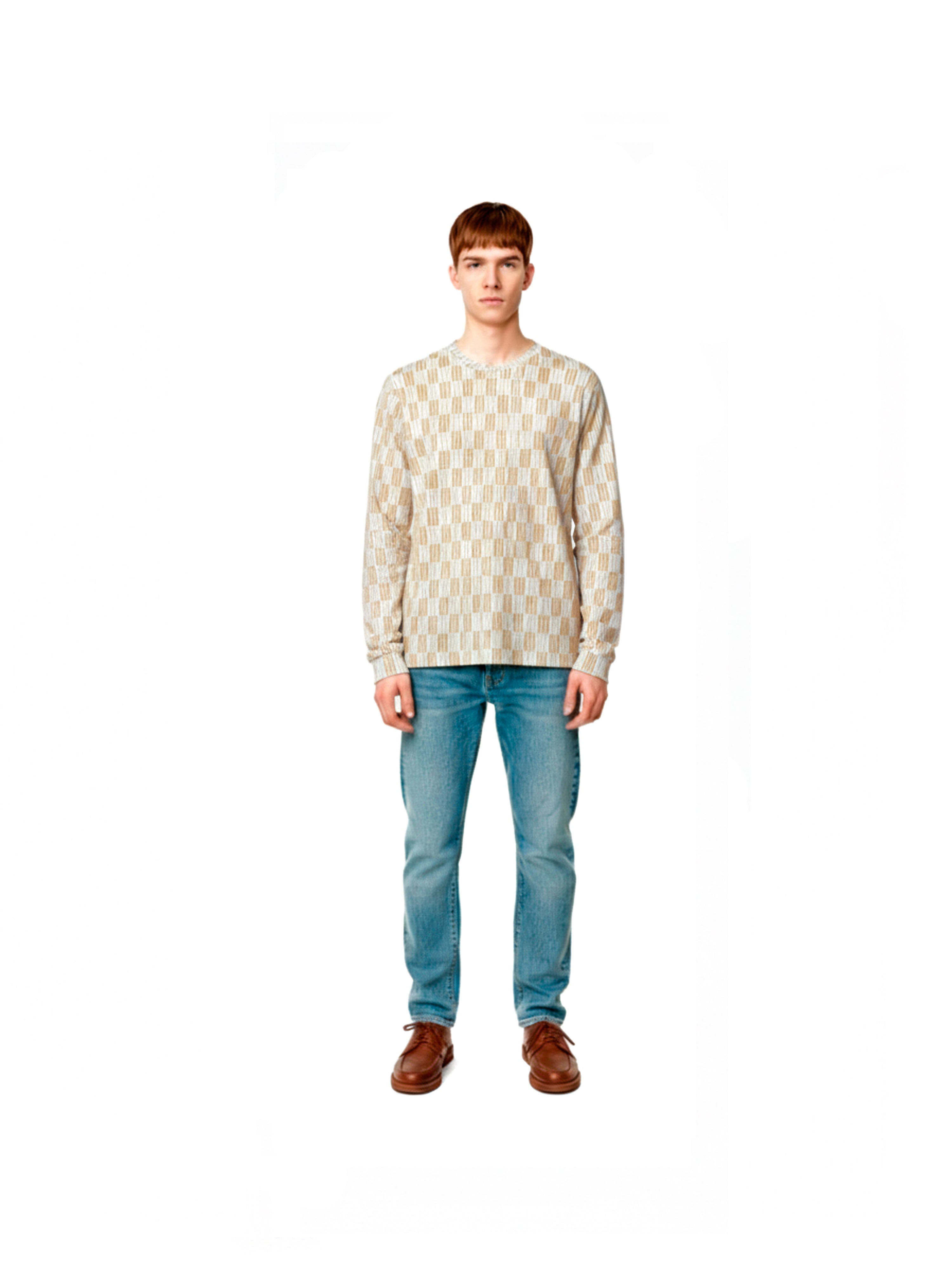 Geometric Motif Long Sleeve