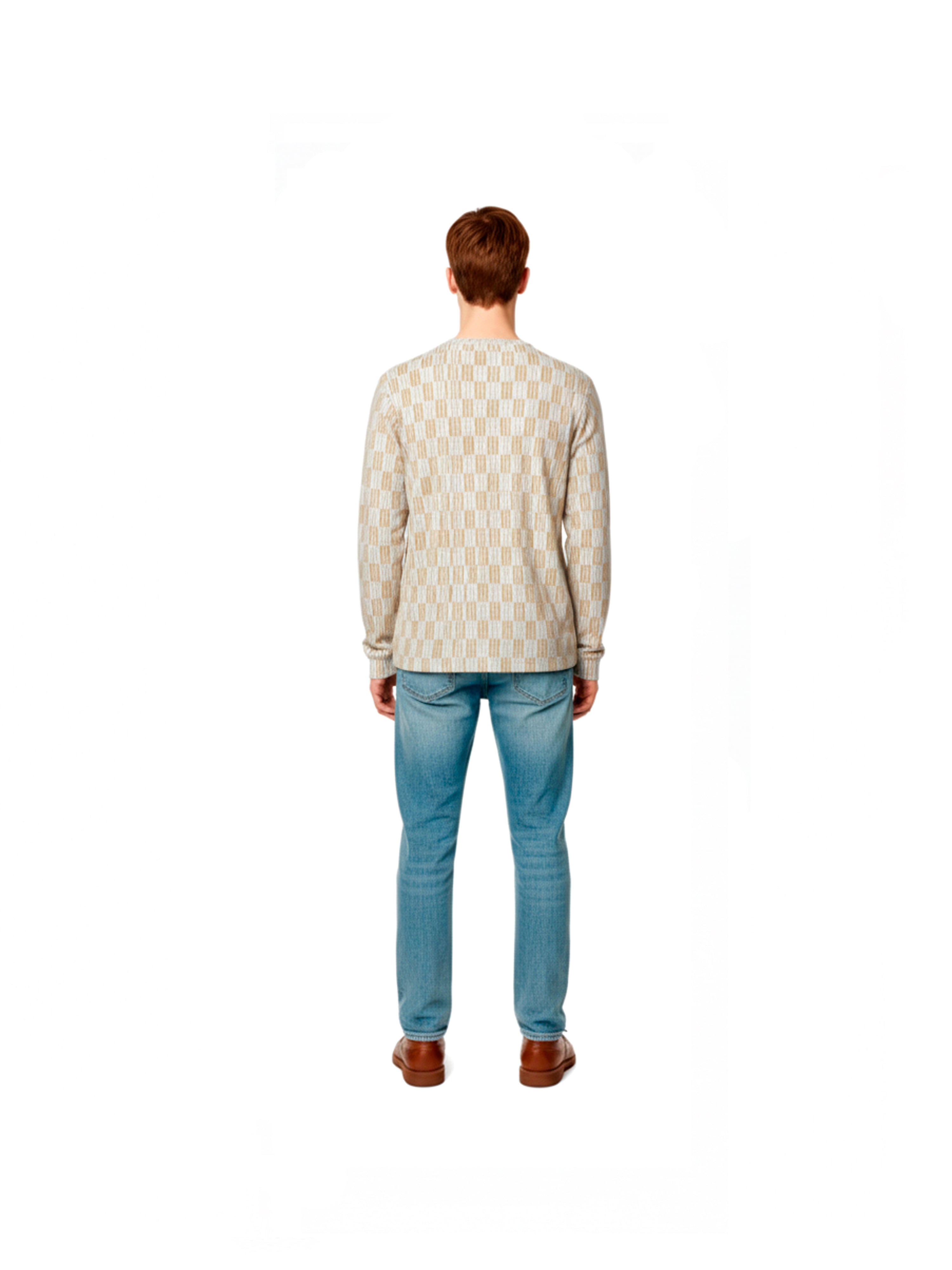 Geometric Motif Long Sleeve