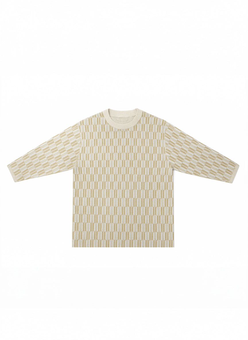 Geometric Motif Long Sleeve