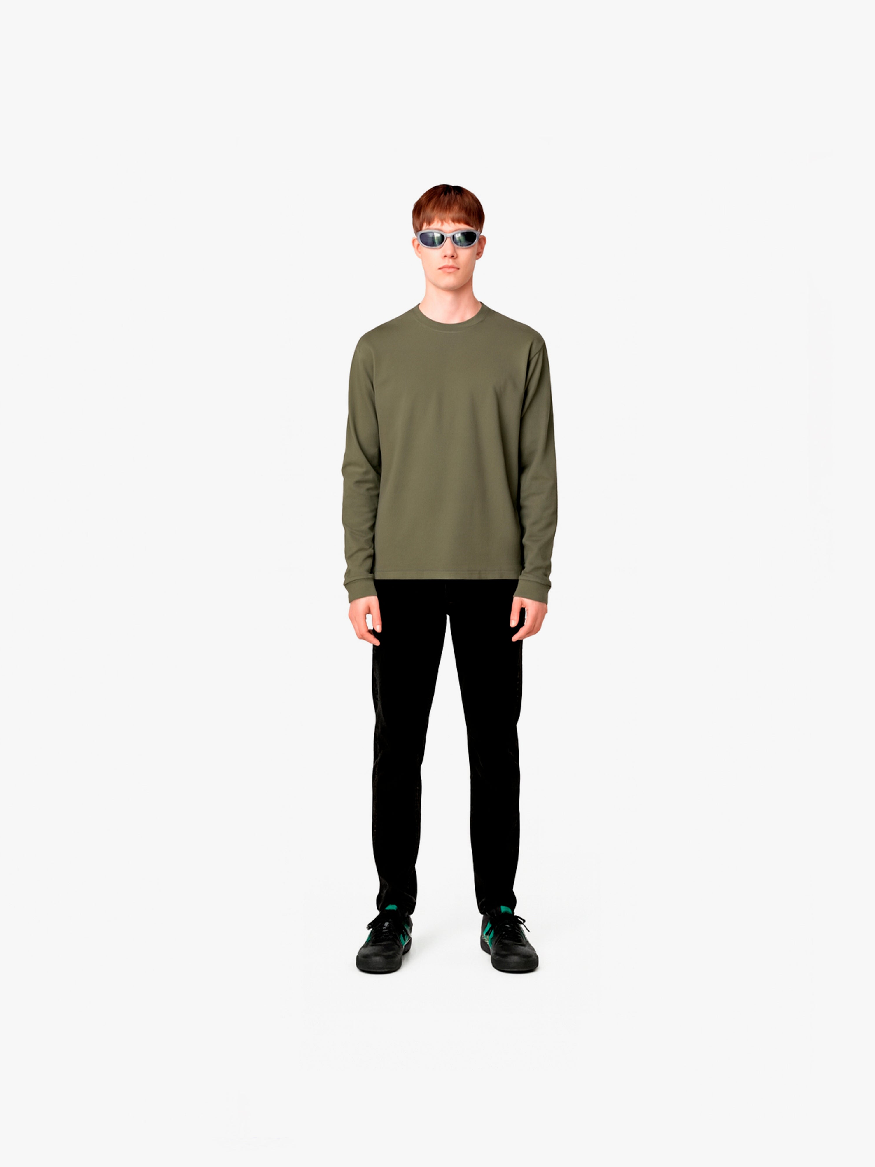 Pigment-Dyed Olive Green