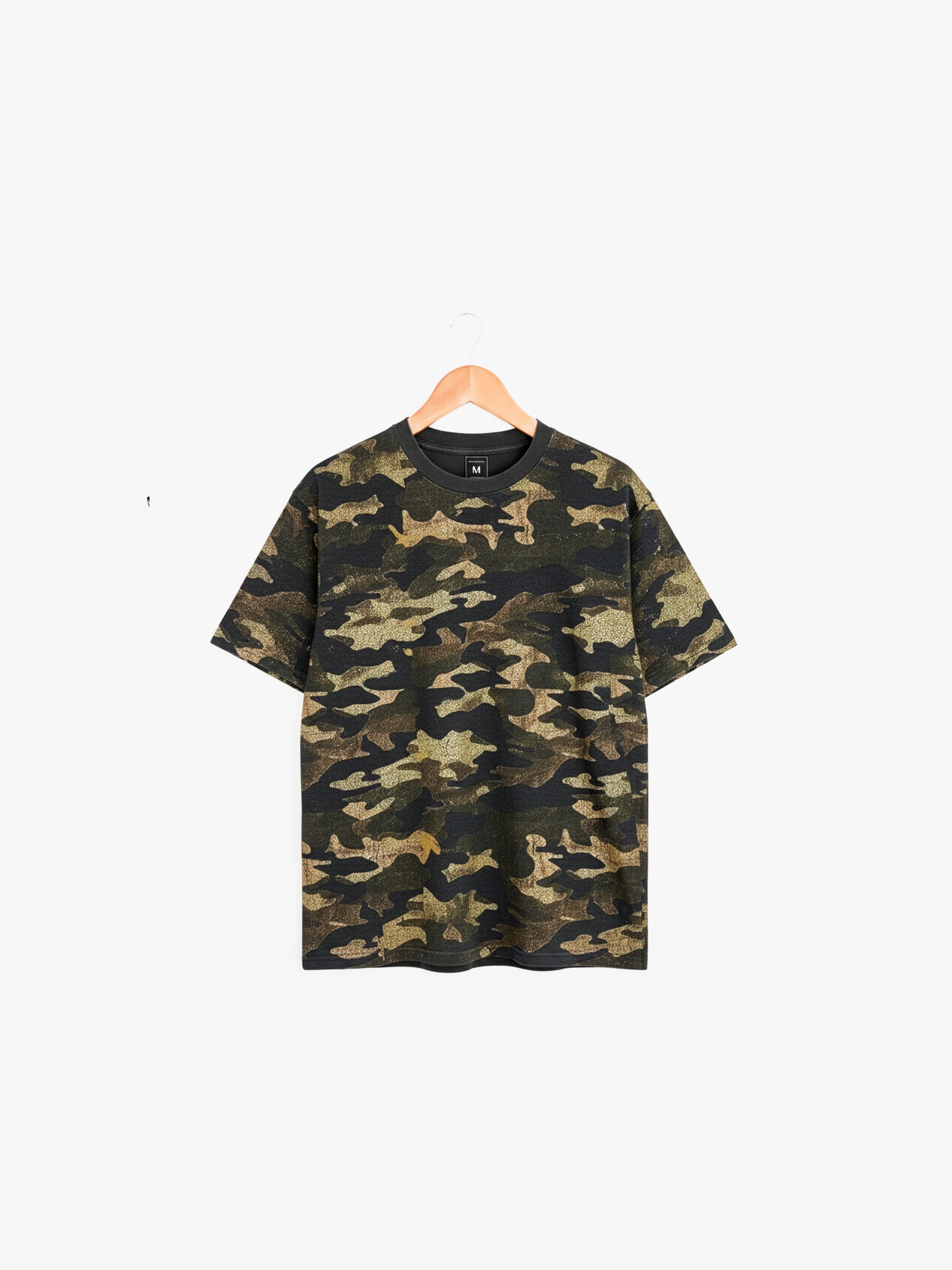 Pigment Layered Camouflage T-Shirt