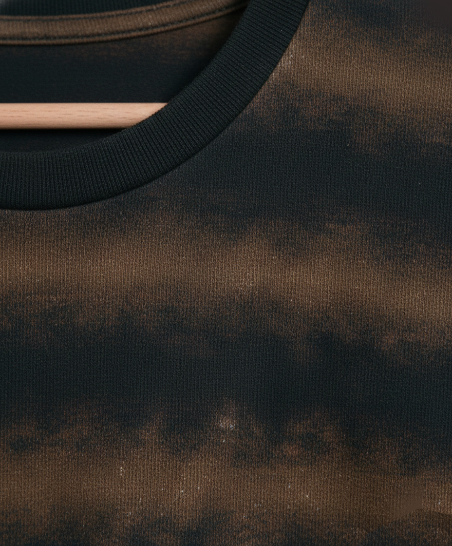 Distressed Brown Stripes