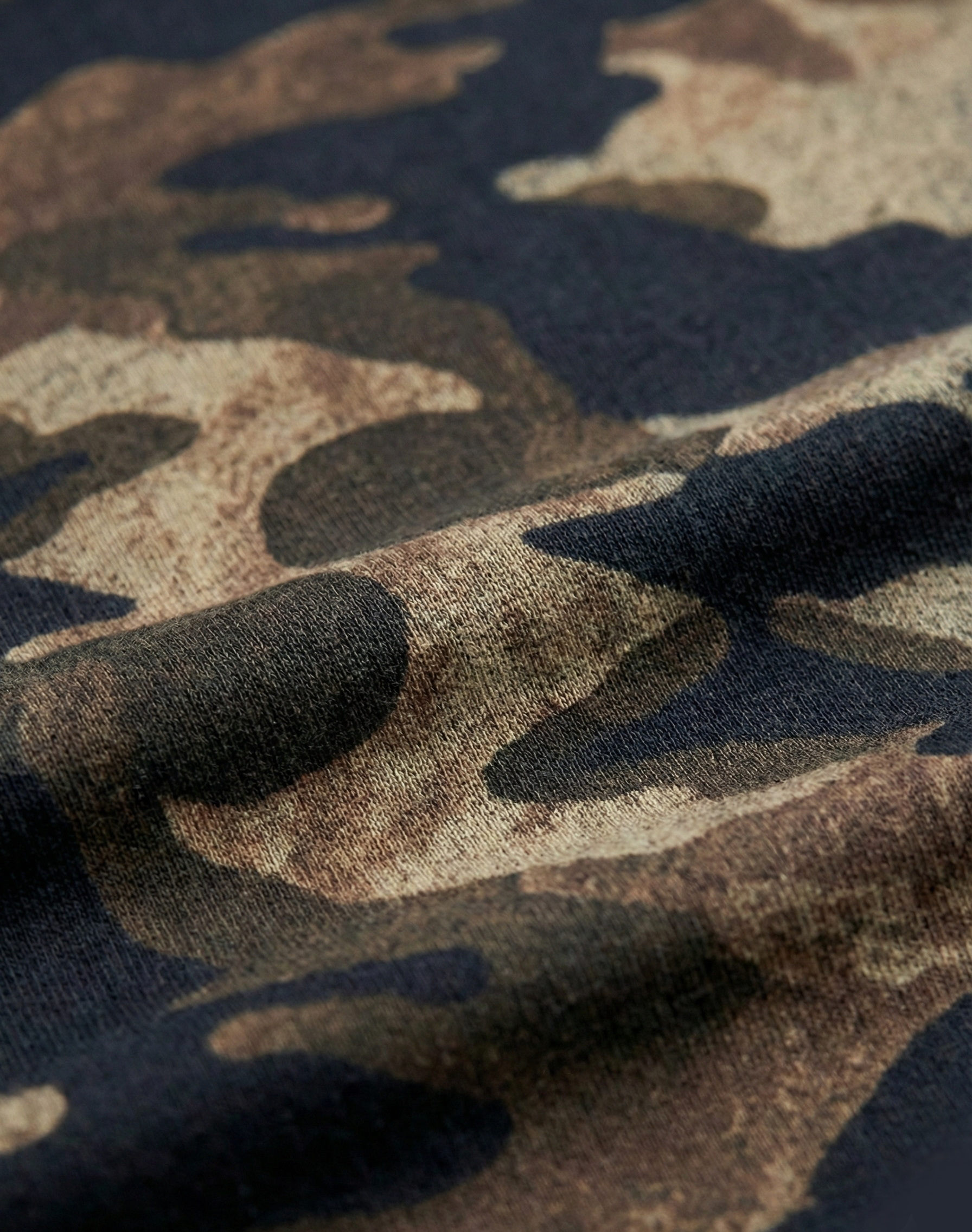 Distressed Camouflage - T-Shirt
