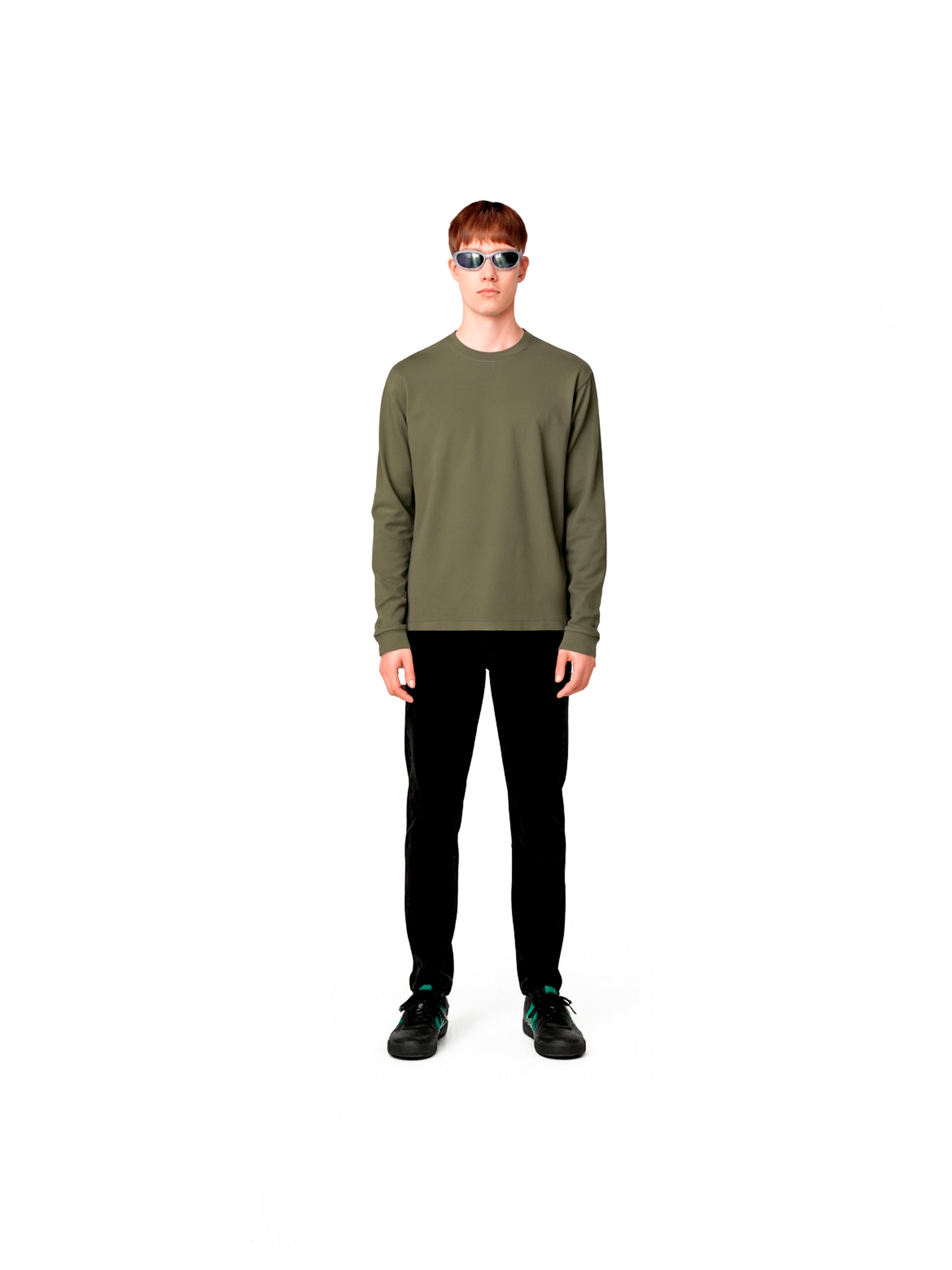 Pigment-Dyed Olive Green