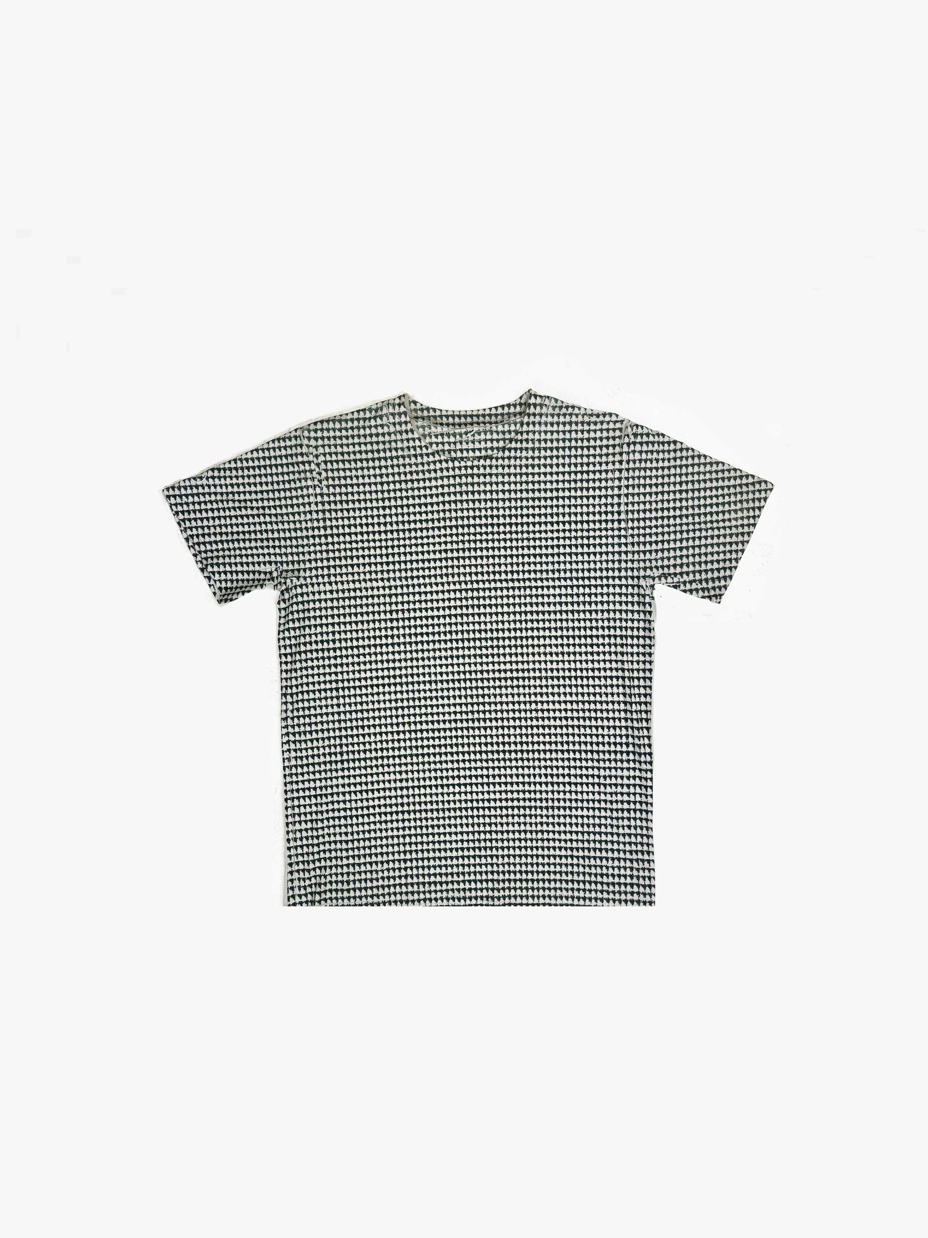 Distressed houndstooth