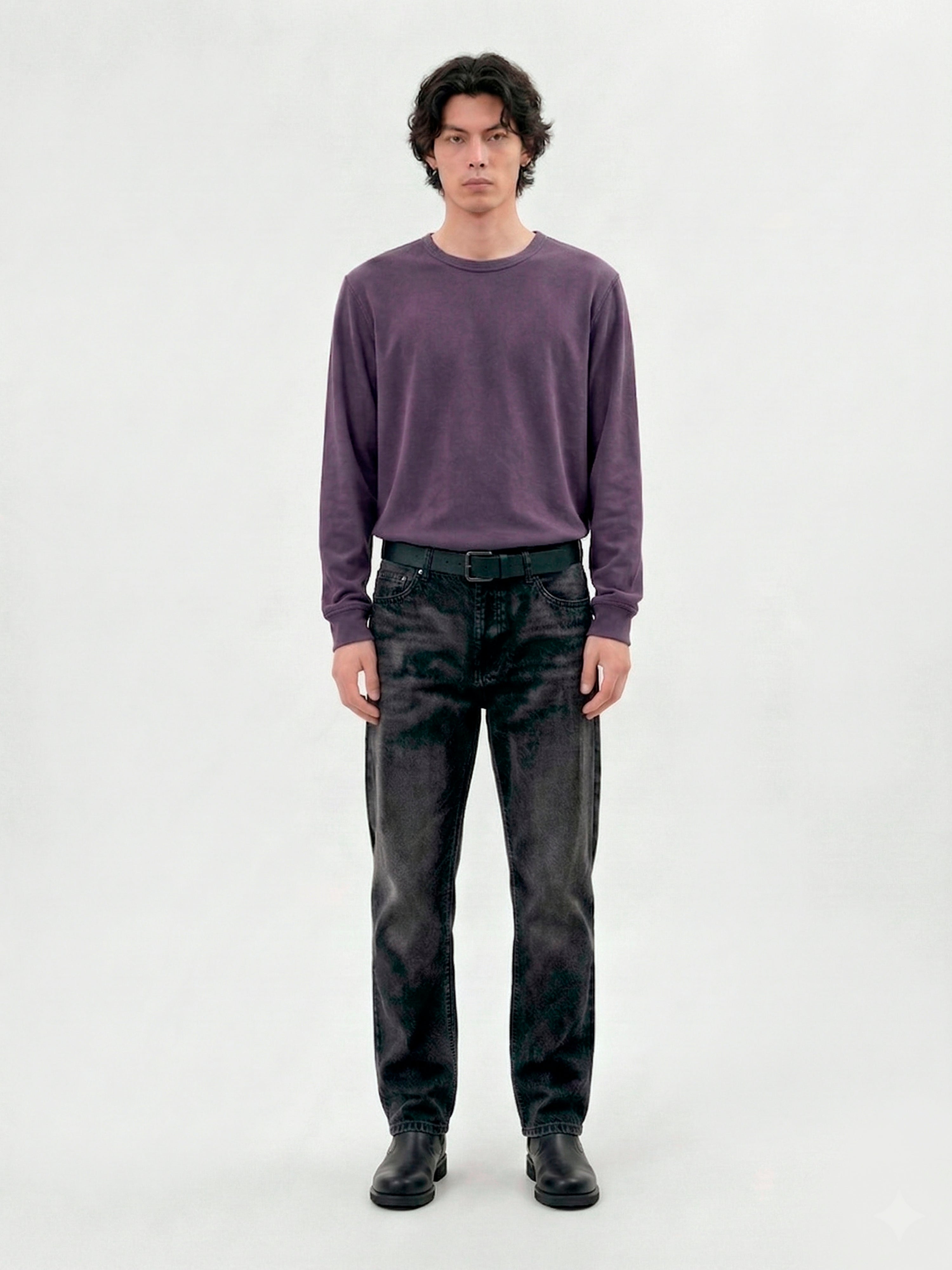 Pigment-Dyed Dark Purple