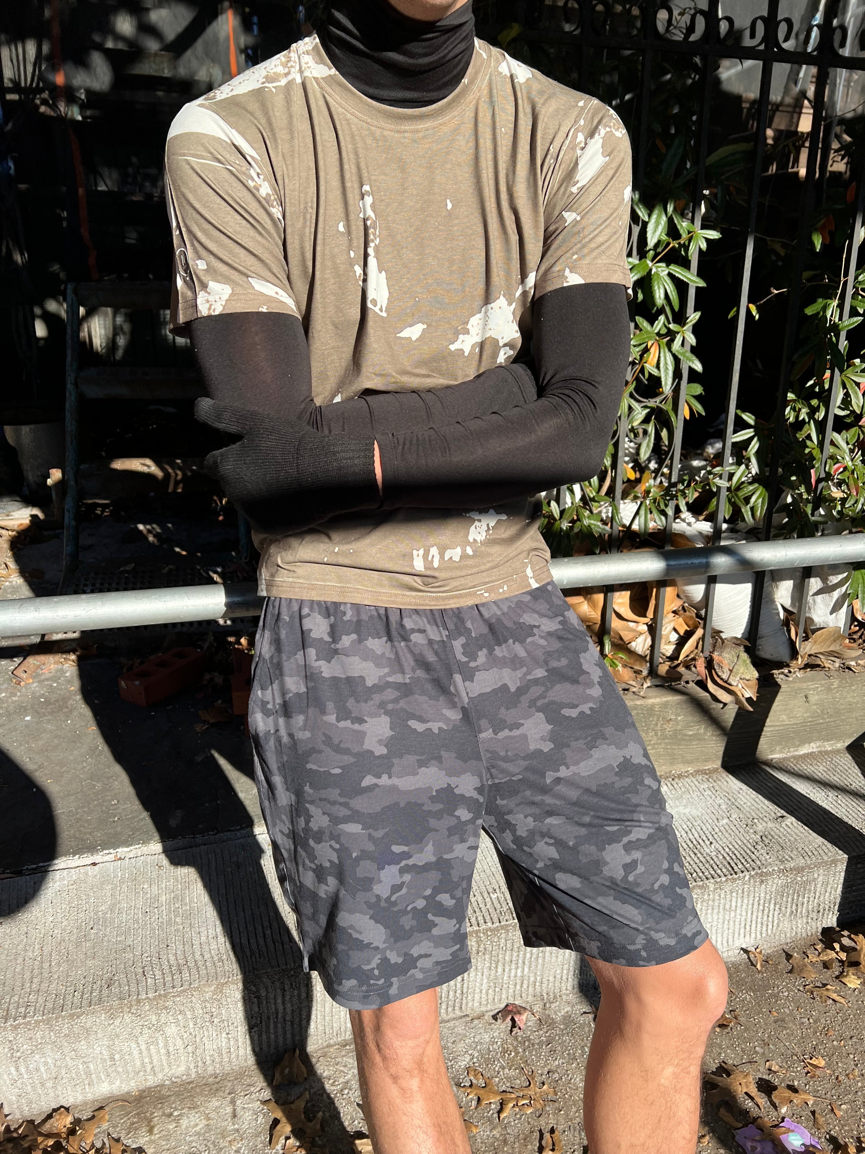 CAMO MERINO WOOL PERFORMANCE SHORTS