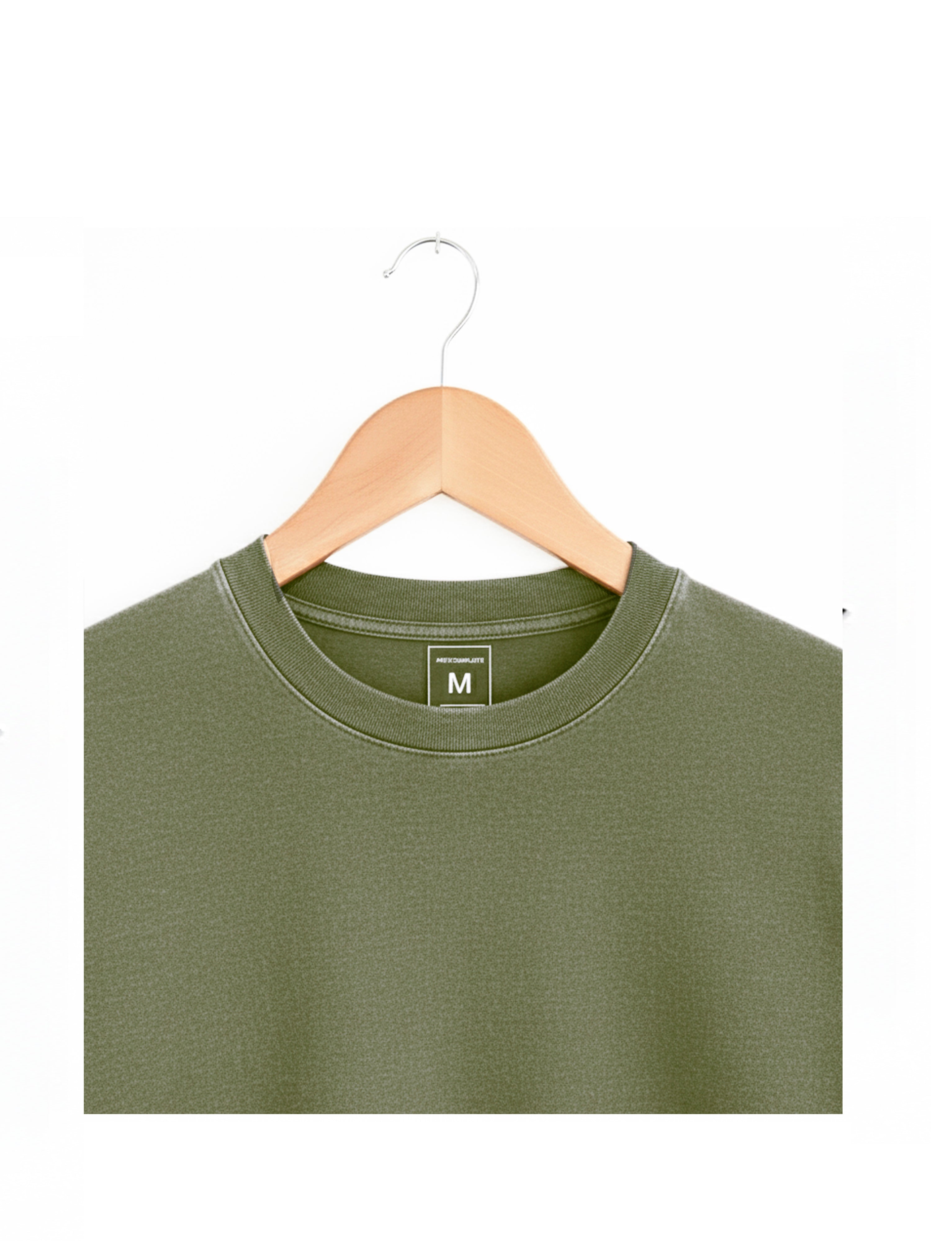Pigment-Dyed Olive Green Sleeveless