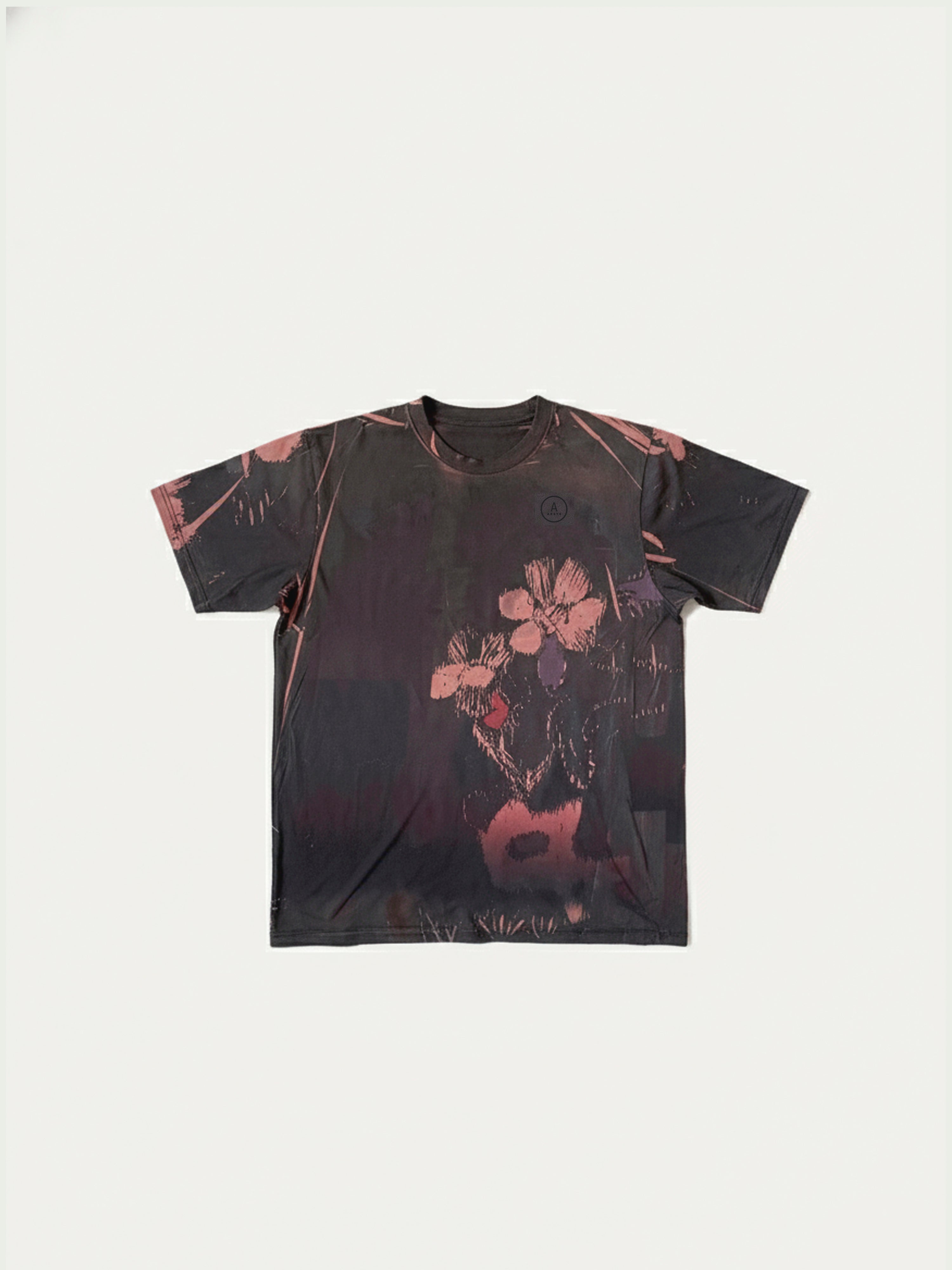 Flower Motif T-Shirt