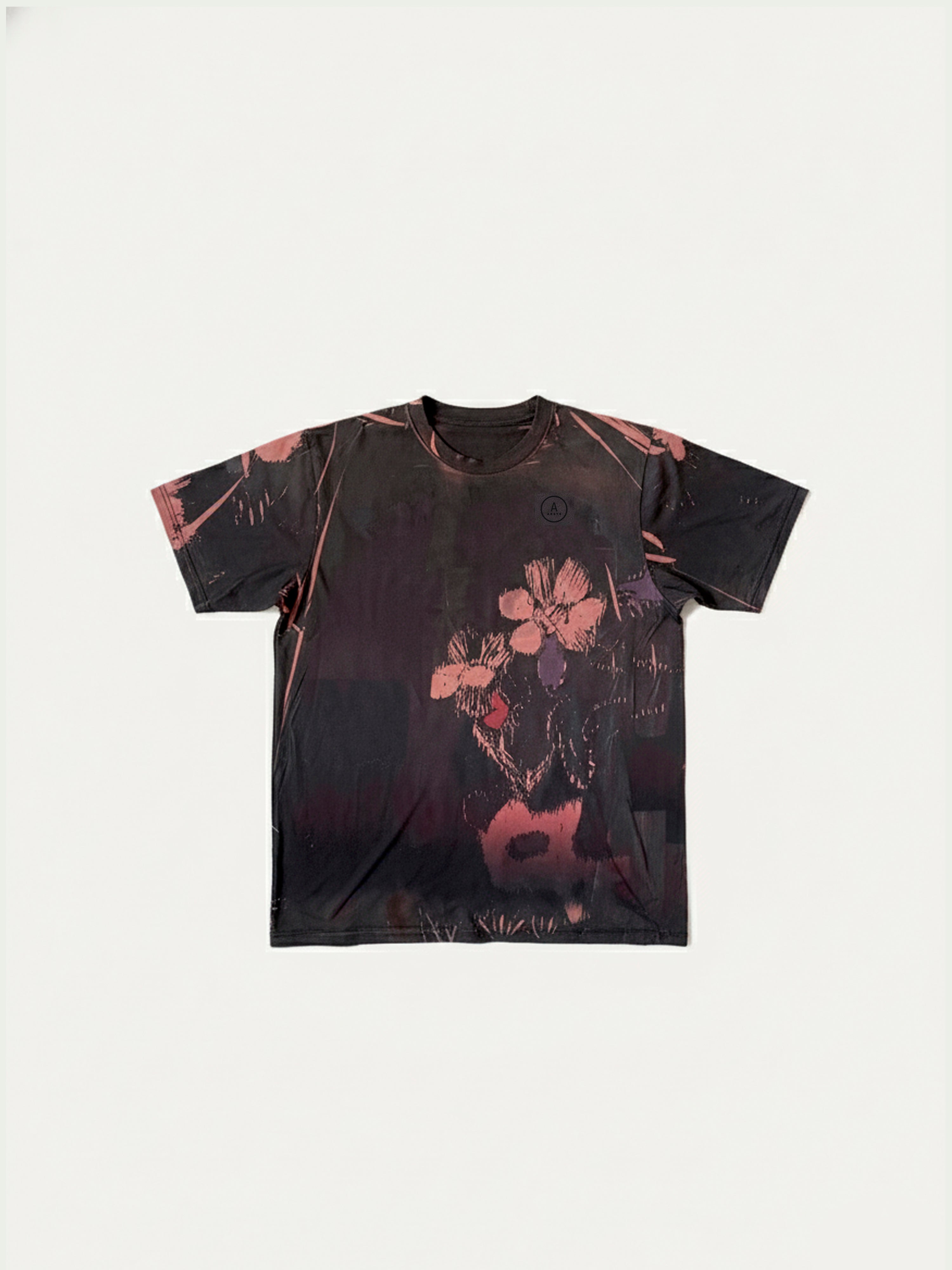 Flower Motif T-Shirt