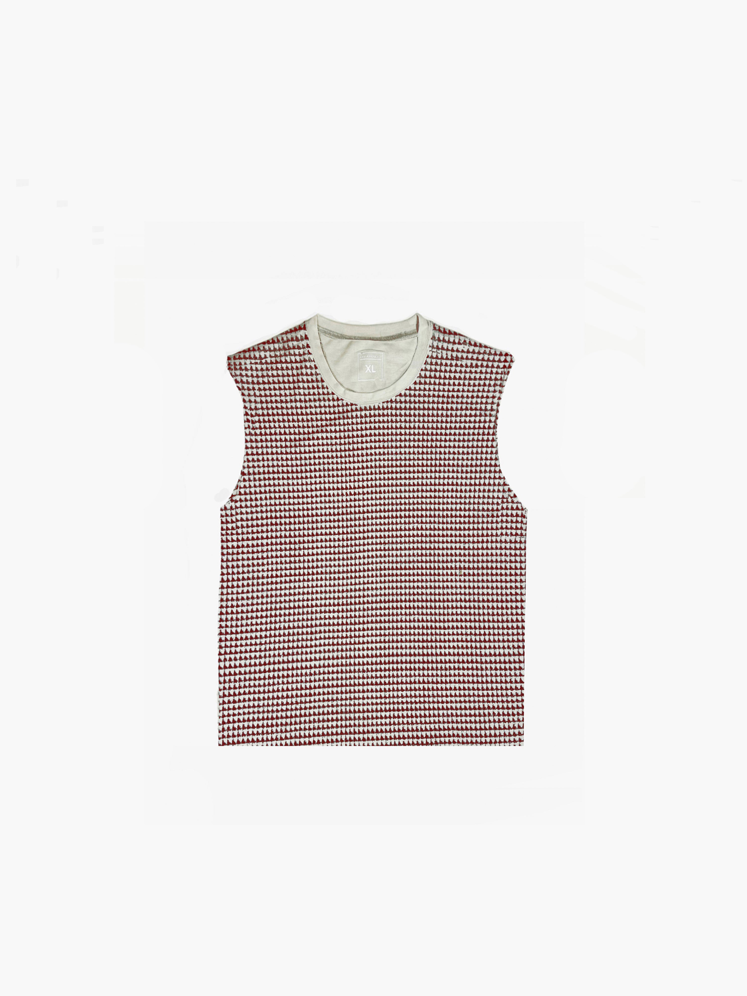 Distressed Houndstooth Sleeveless