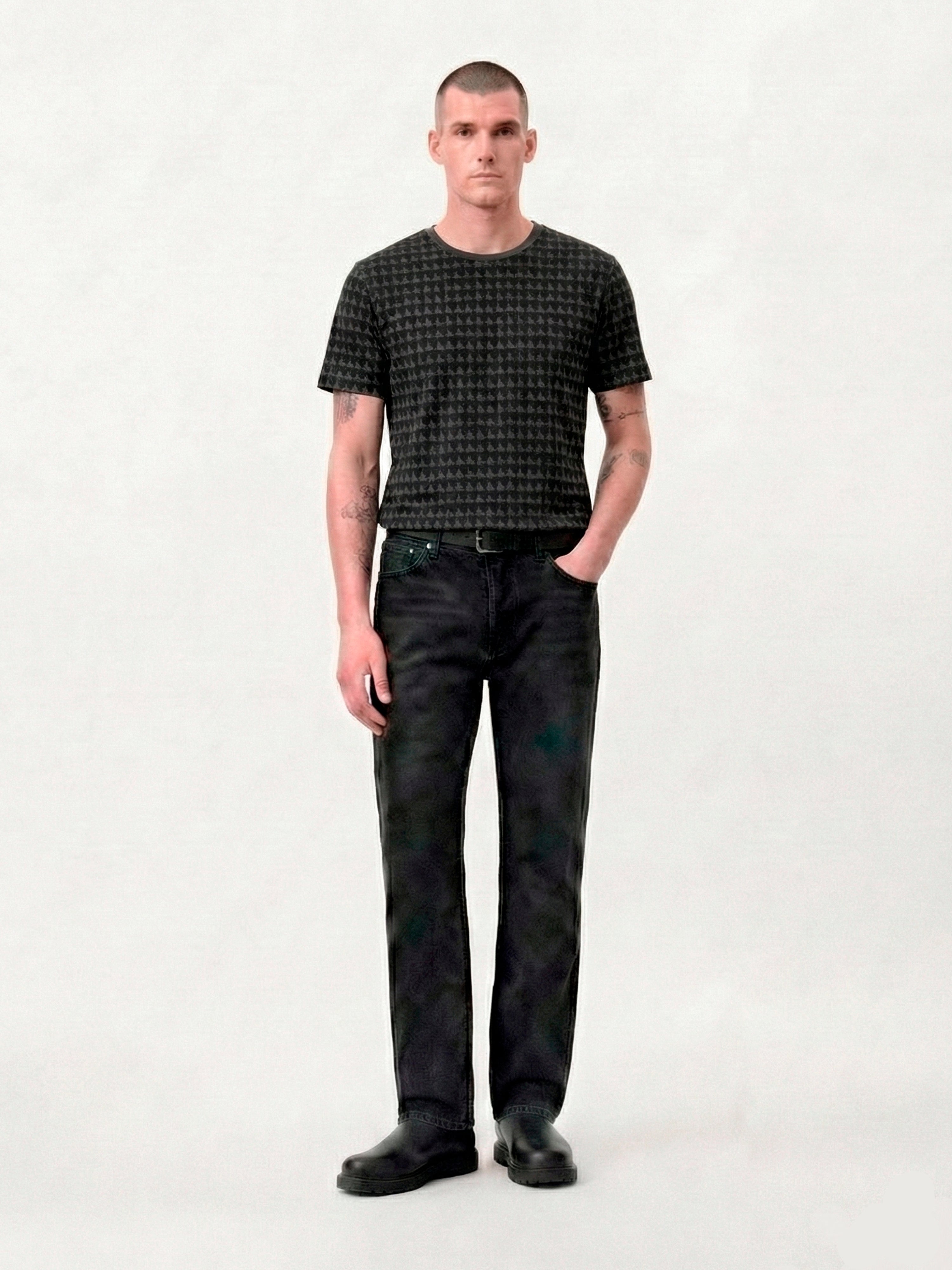 Distressed Houndstooth