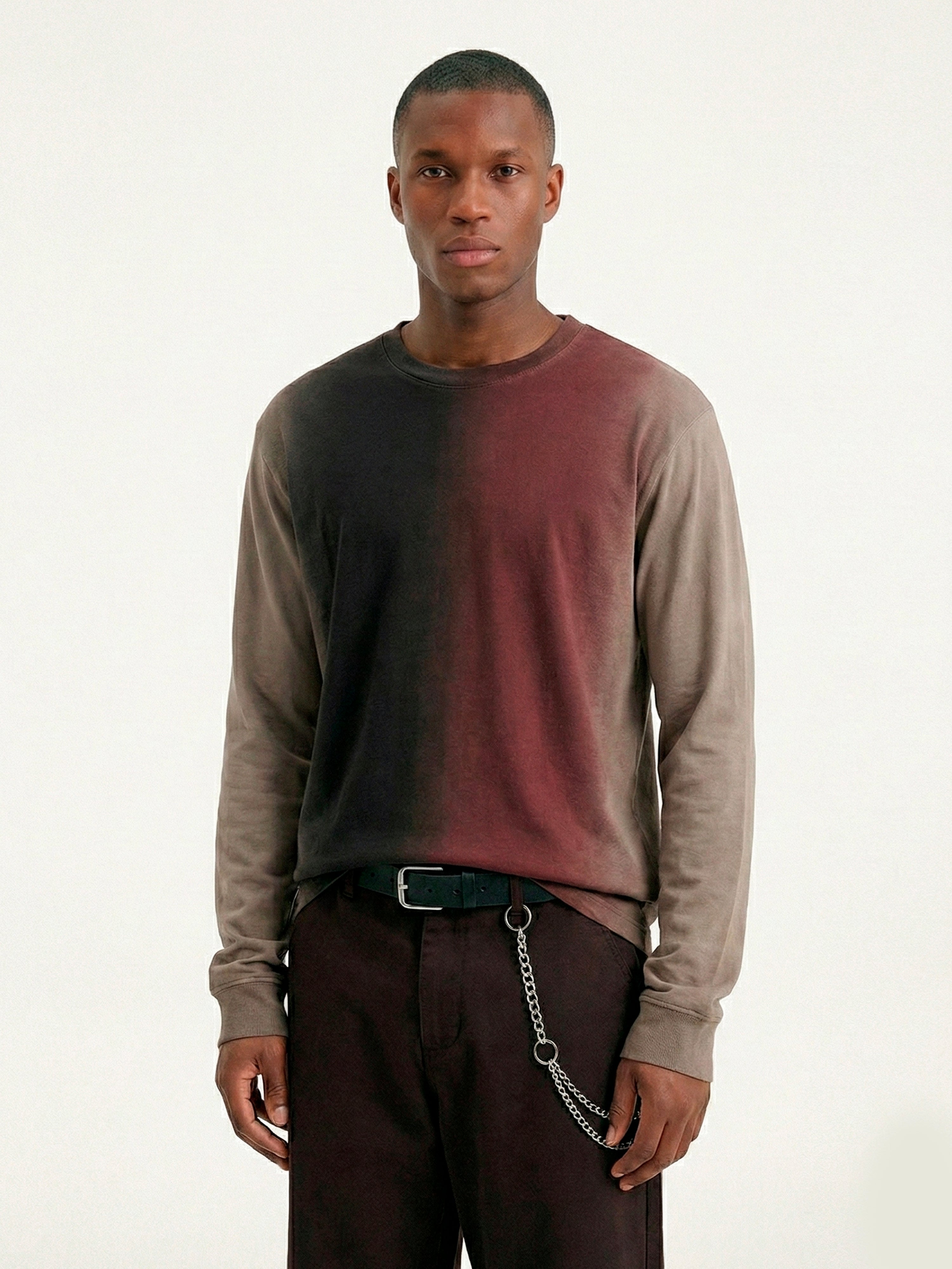 Gradient Brown Long Sleeve