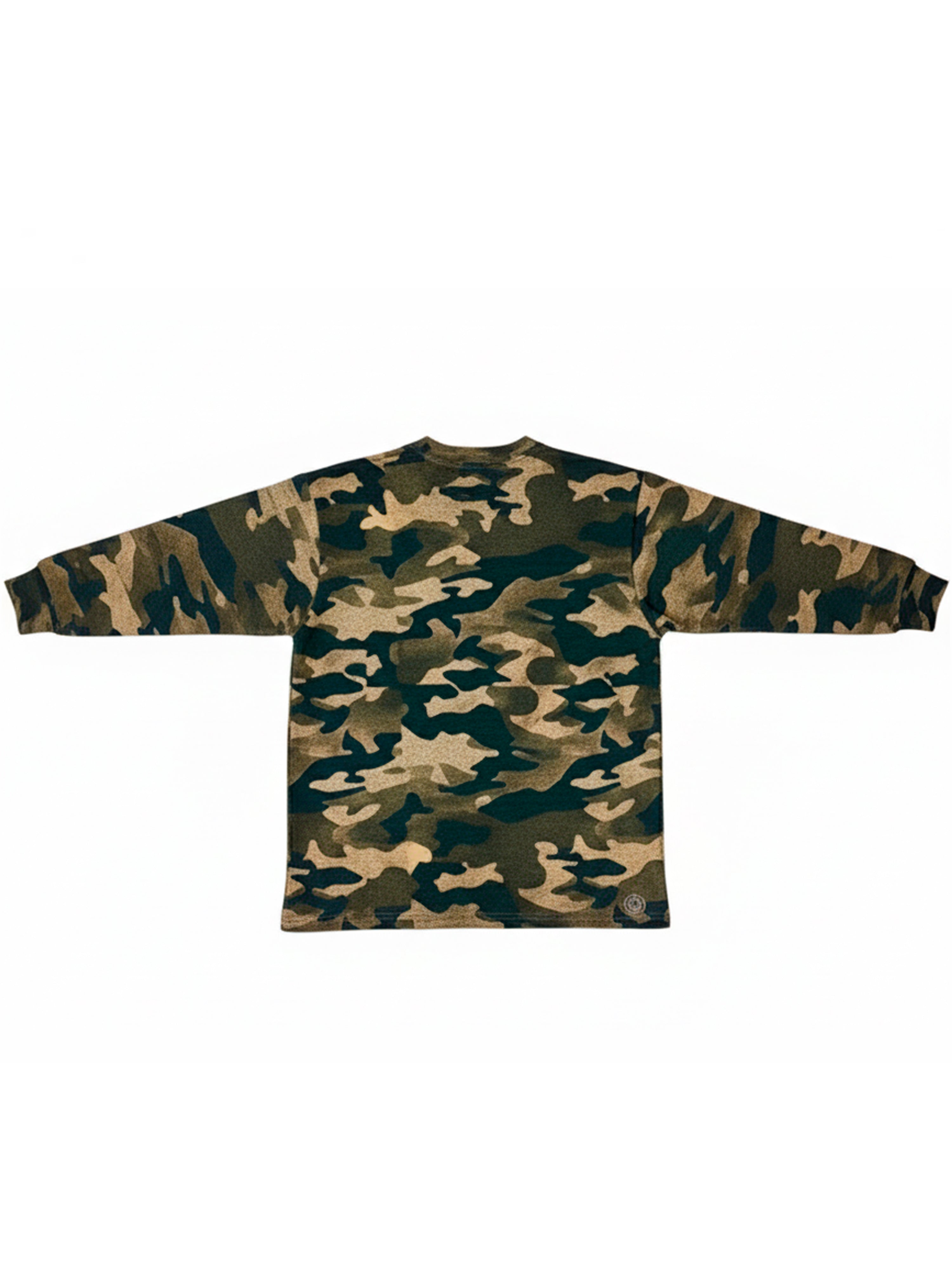 Pigment Layered Camouflage Long Sleeve