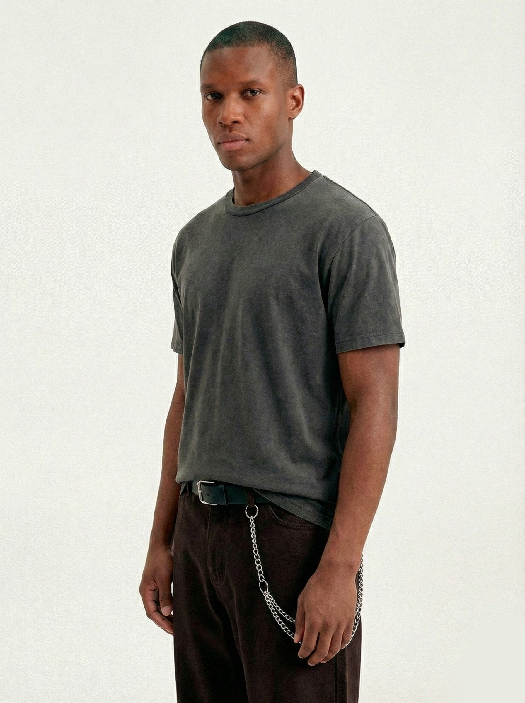 Pigment-Dyed Dark Gray