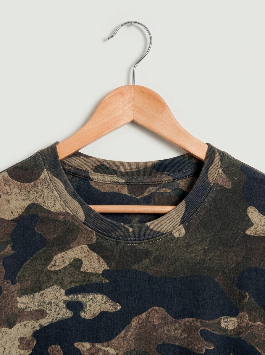 Distressed Camouflage - T-Shirt