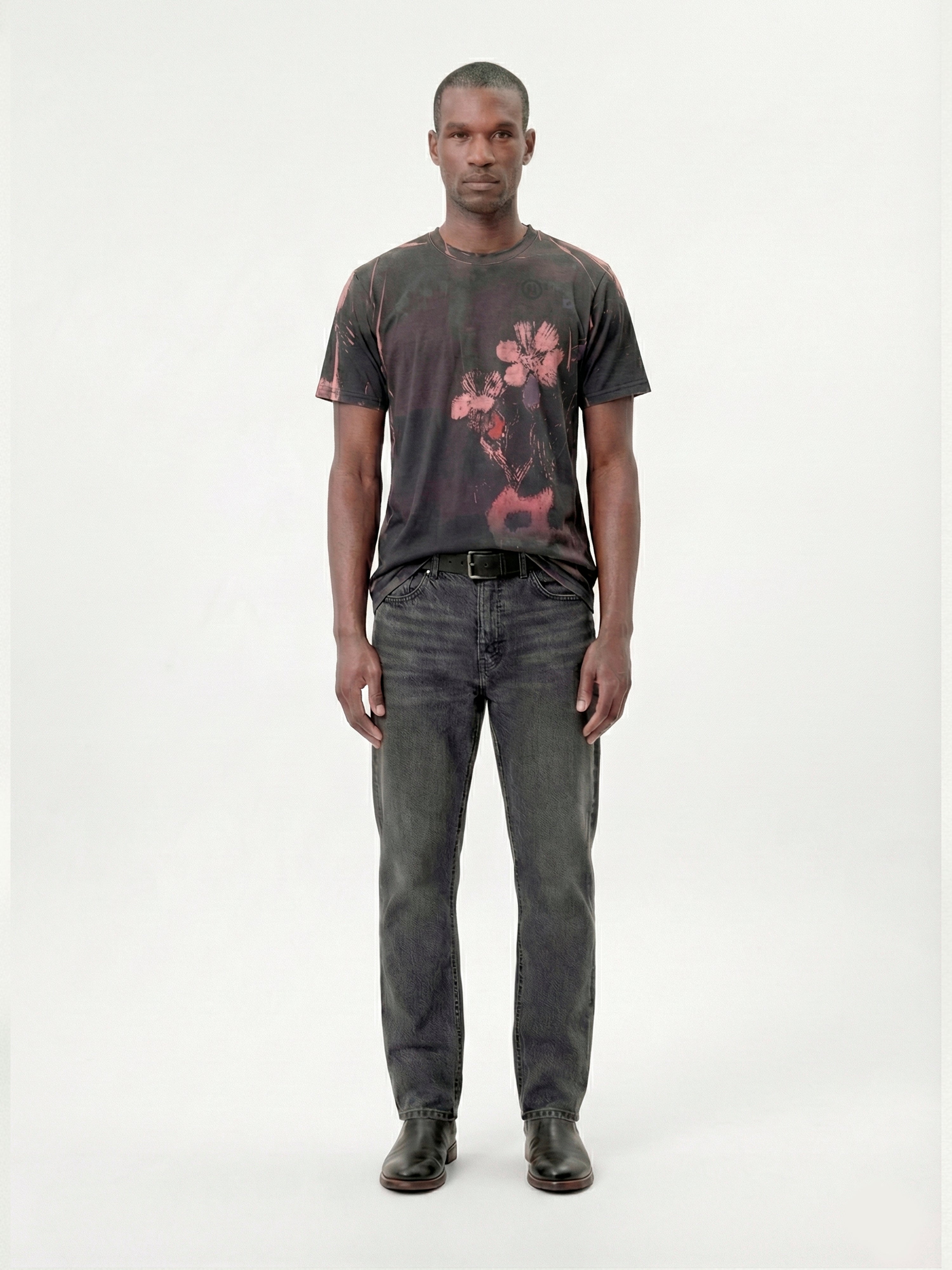 Flower Motif T-Shirt