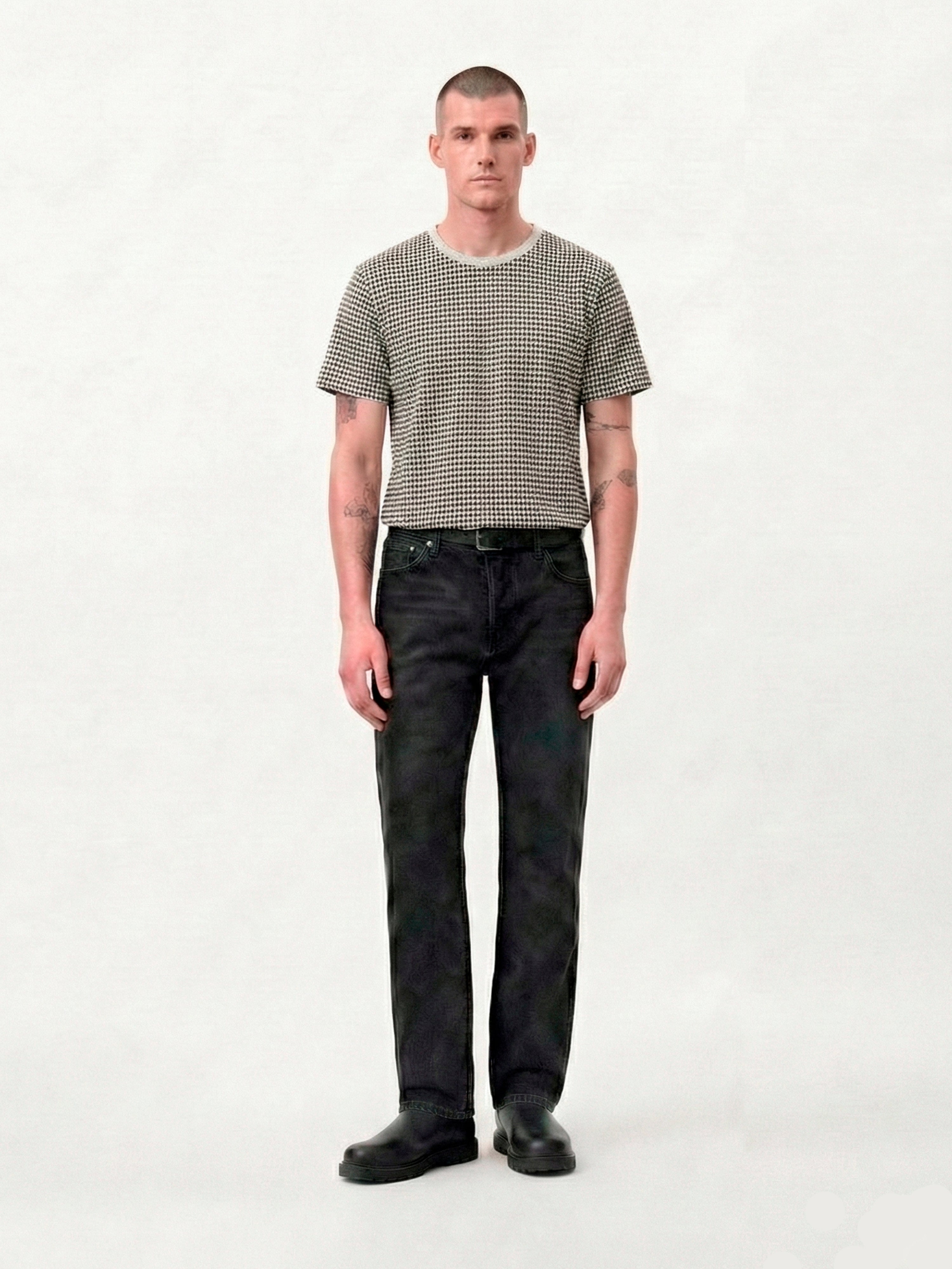 Distressed Houndstooth