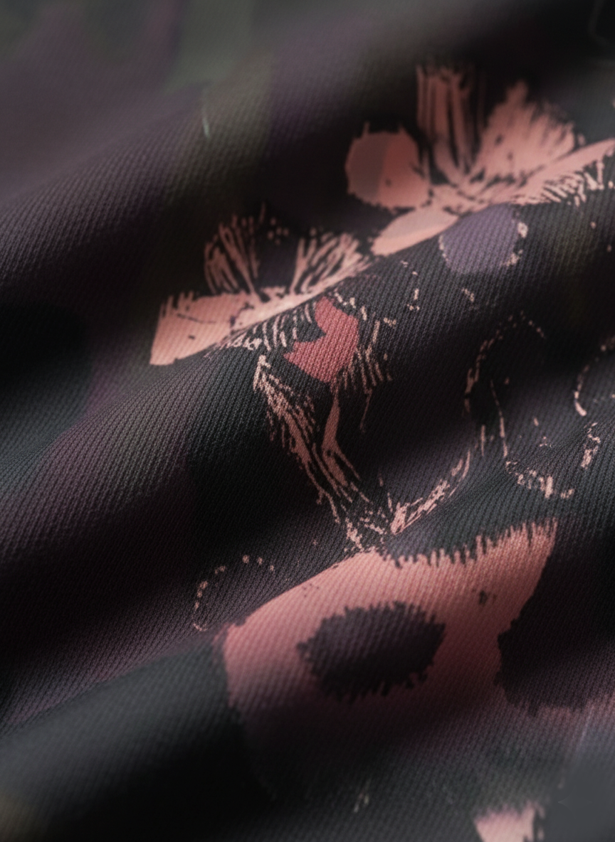 Flower Motif T-Shirt