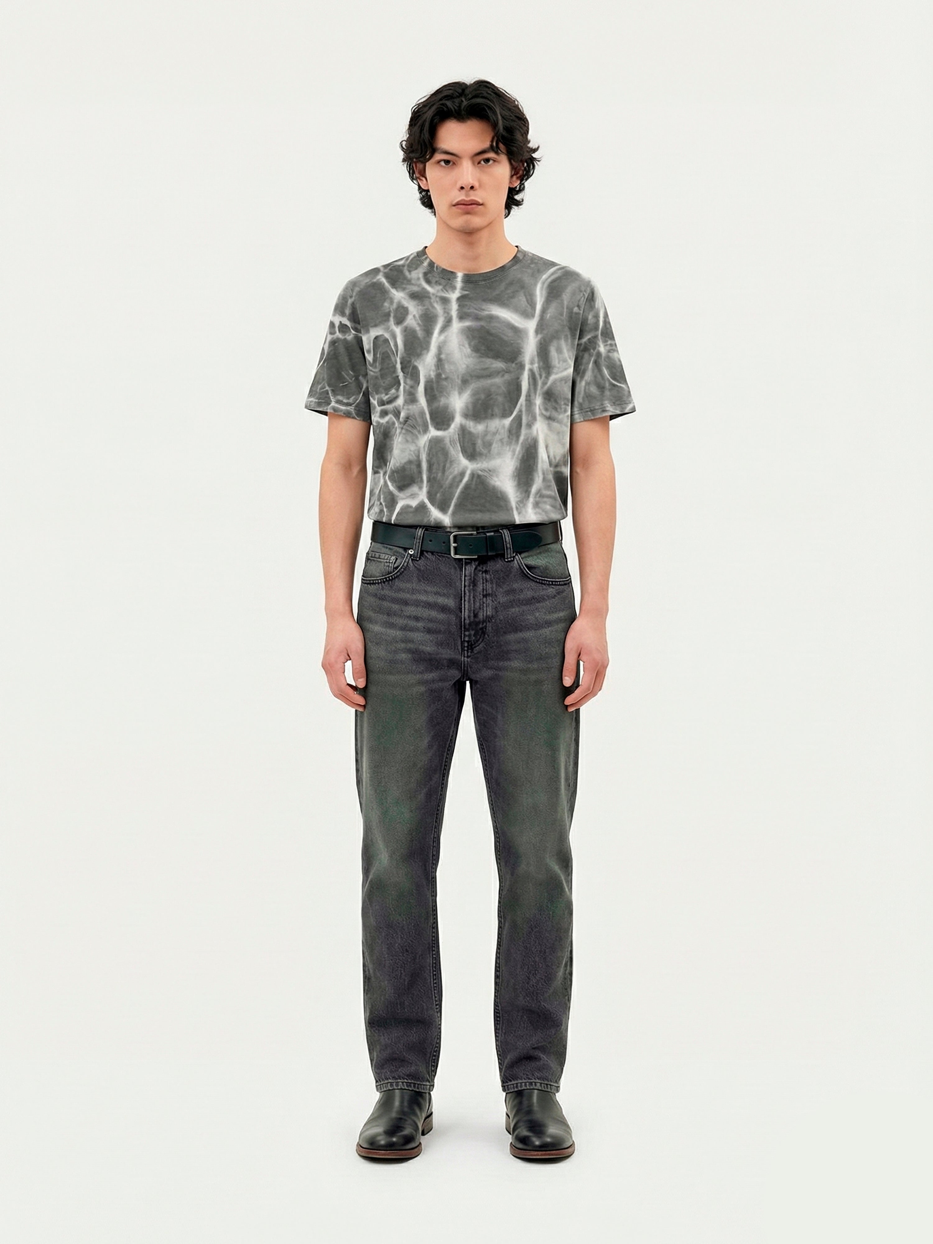 DARK GRAY WATER T-SHIRT