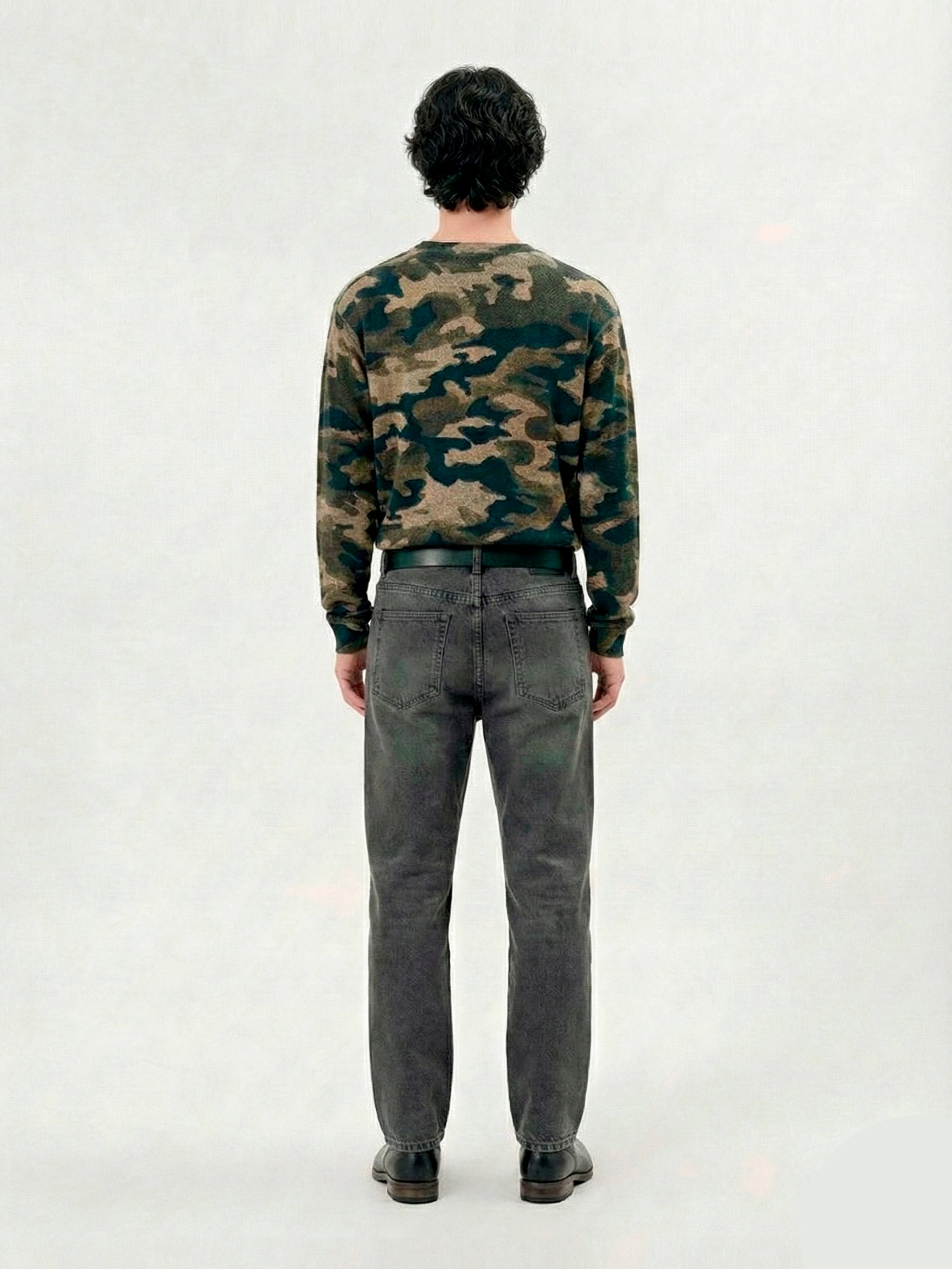 Pigment Layered Camouflage Long Sleeve