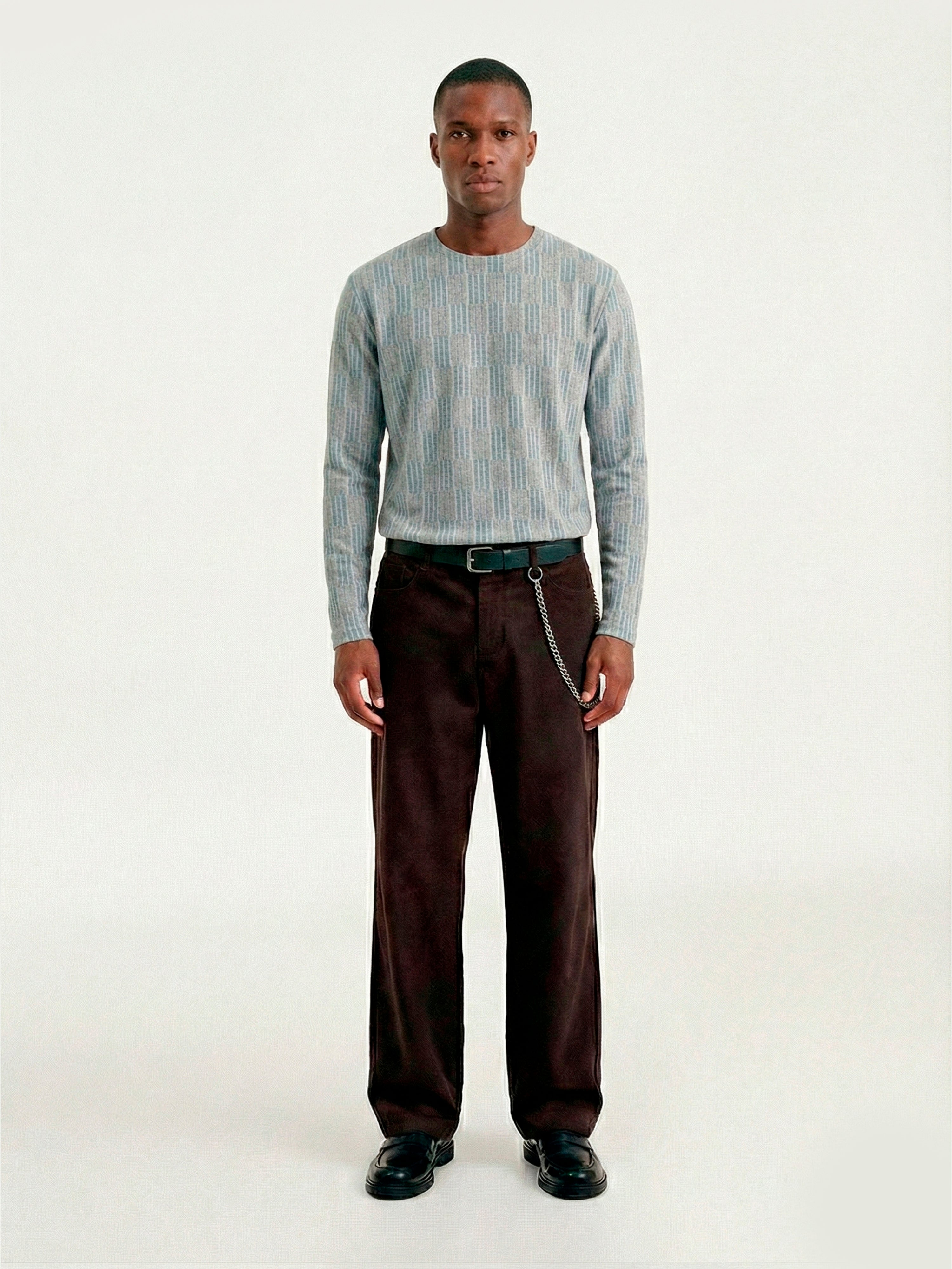 Geometric Motif Long Sleeve