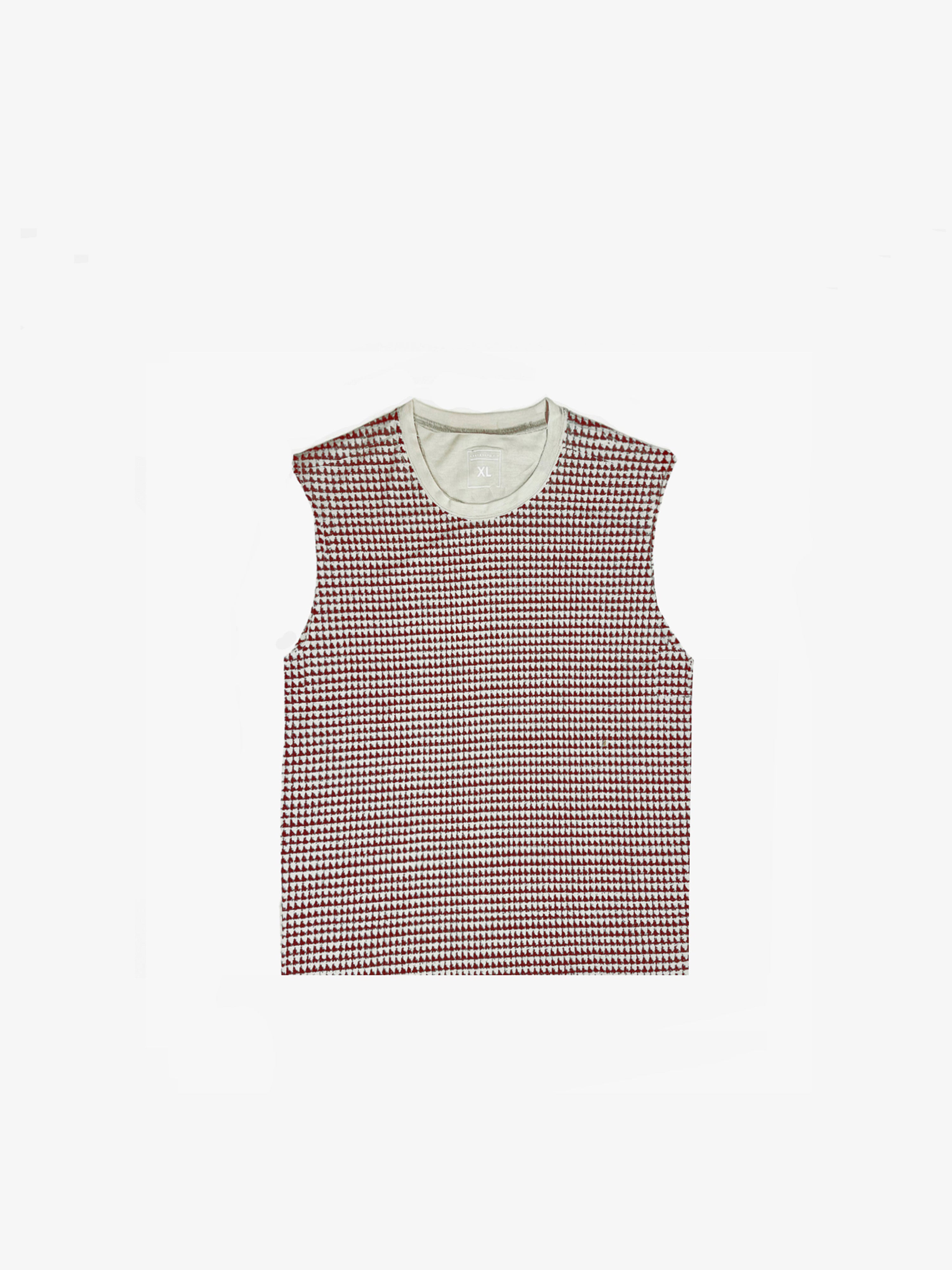 Distressed Houndstooth Sleeveless