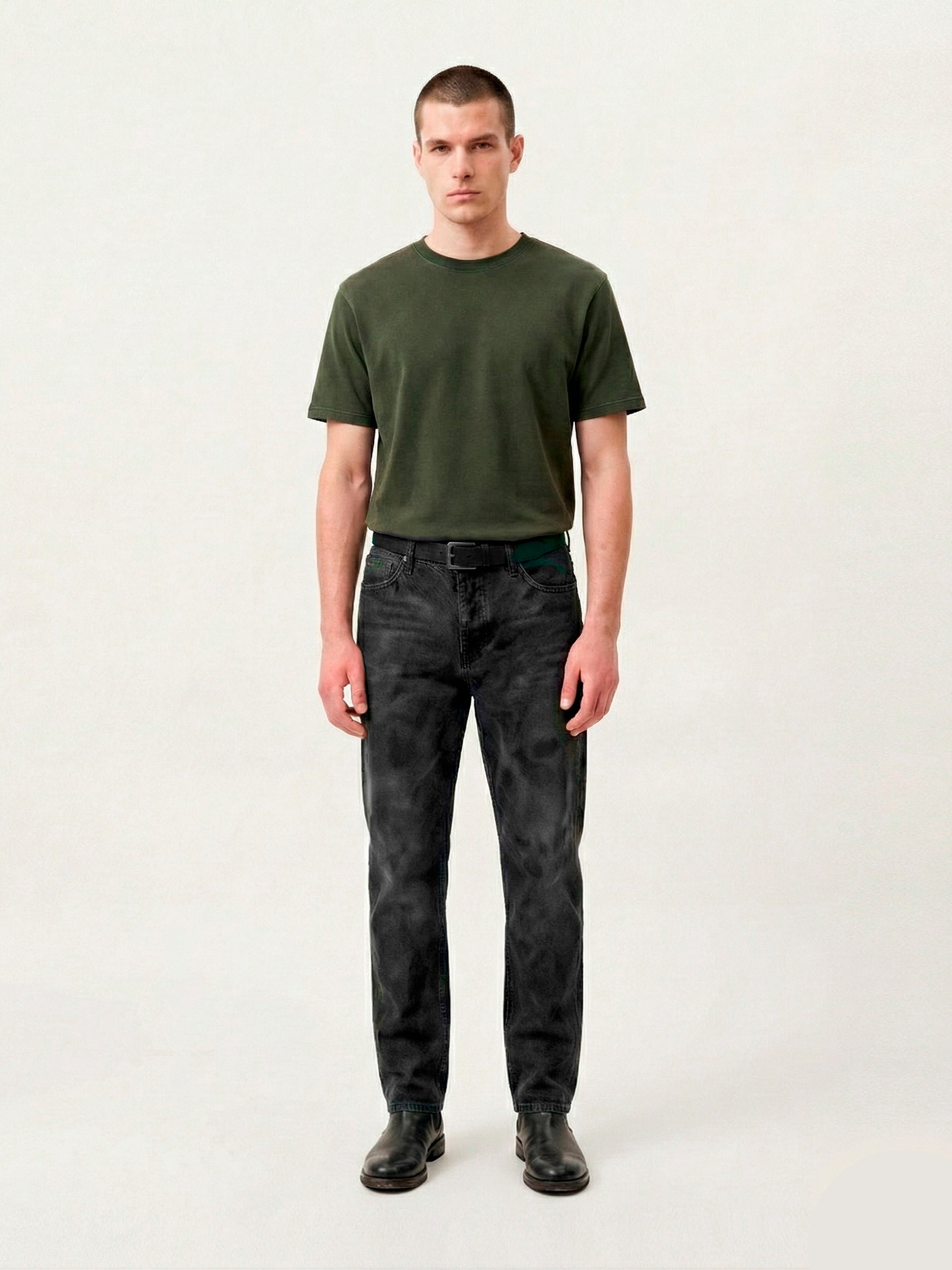 Pigment-Dyed Dark Olive